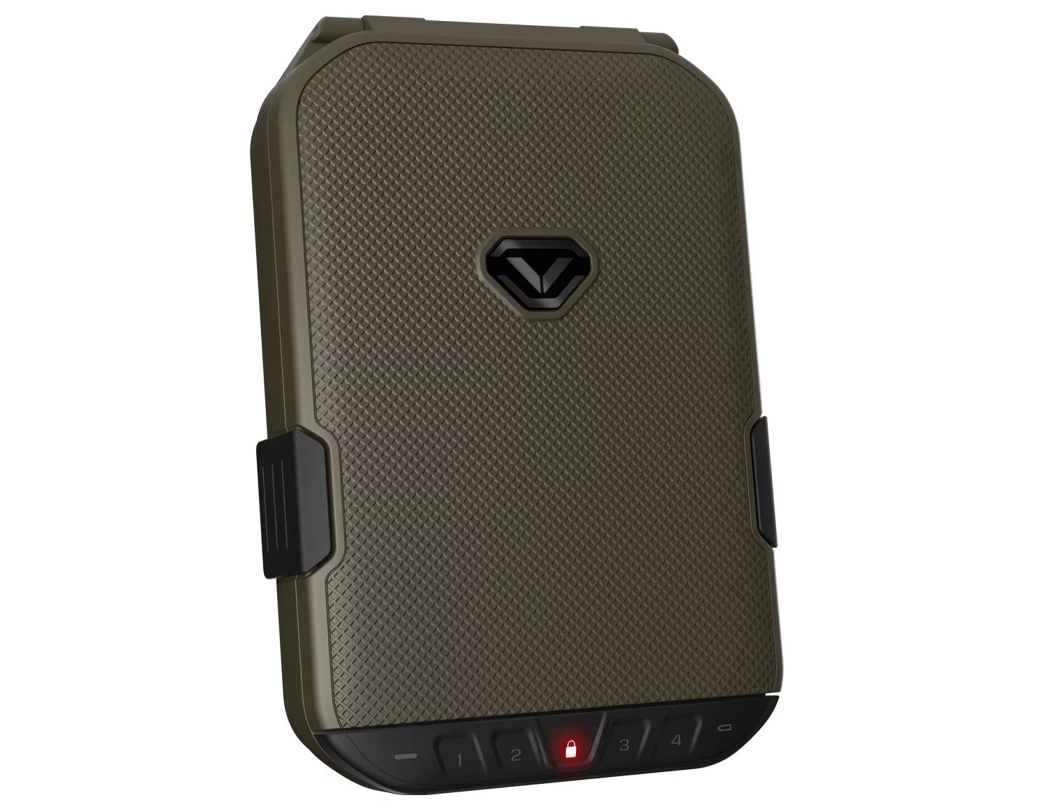 Vaultek LifePod Secure Waterproof Travel Case Rugged Electronic Lock Box Travel Organizer Portable Handgun Safe with Backlit Keypad (Sandstone)