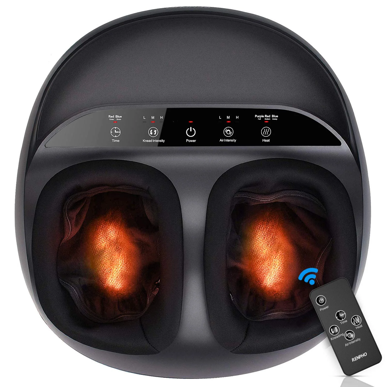 RENPHO Foot Shiatsu Deep Kneading Massager Machine with Heat Relief for Tired Muscles & Plantar Fasciitis
