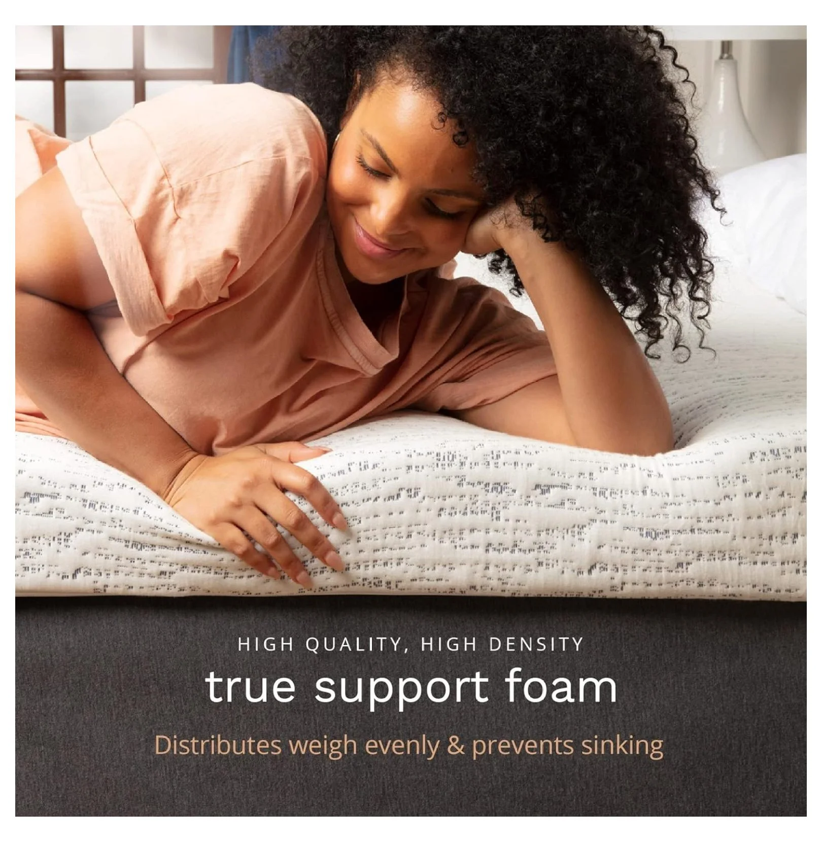 KOUROUU 3 Inch Memory Foam Mattress Topper XL - Select High Density Ventilated Extra Long Mattress Pad - Premium Removable Rayon Cover