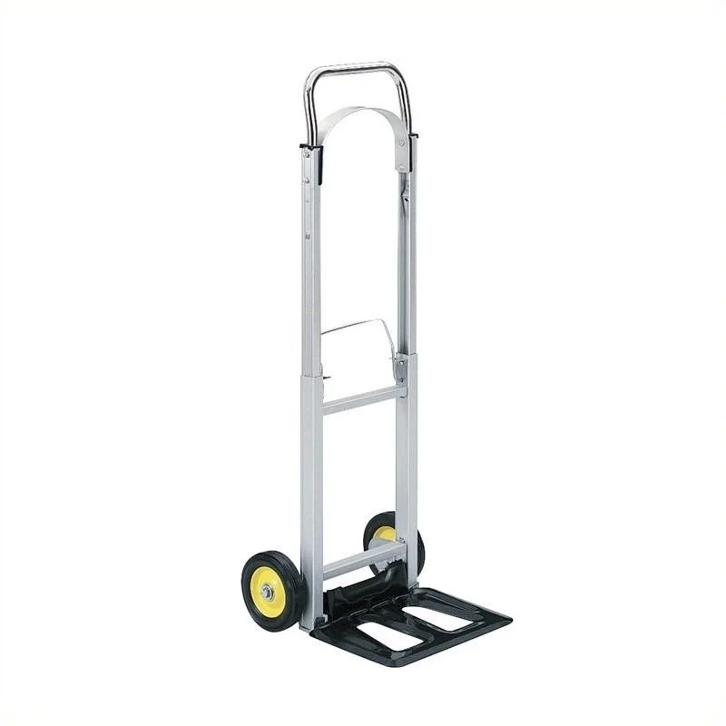 Safco 4061 250 lbs. Capacity 15-1/2 in. x 16-1/ 2 in. x 43-1/2 in. Hideaway Aluminum Hand Truck