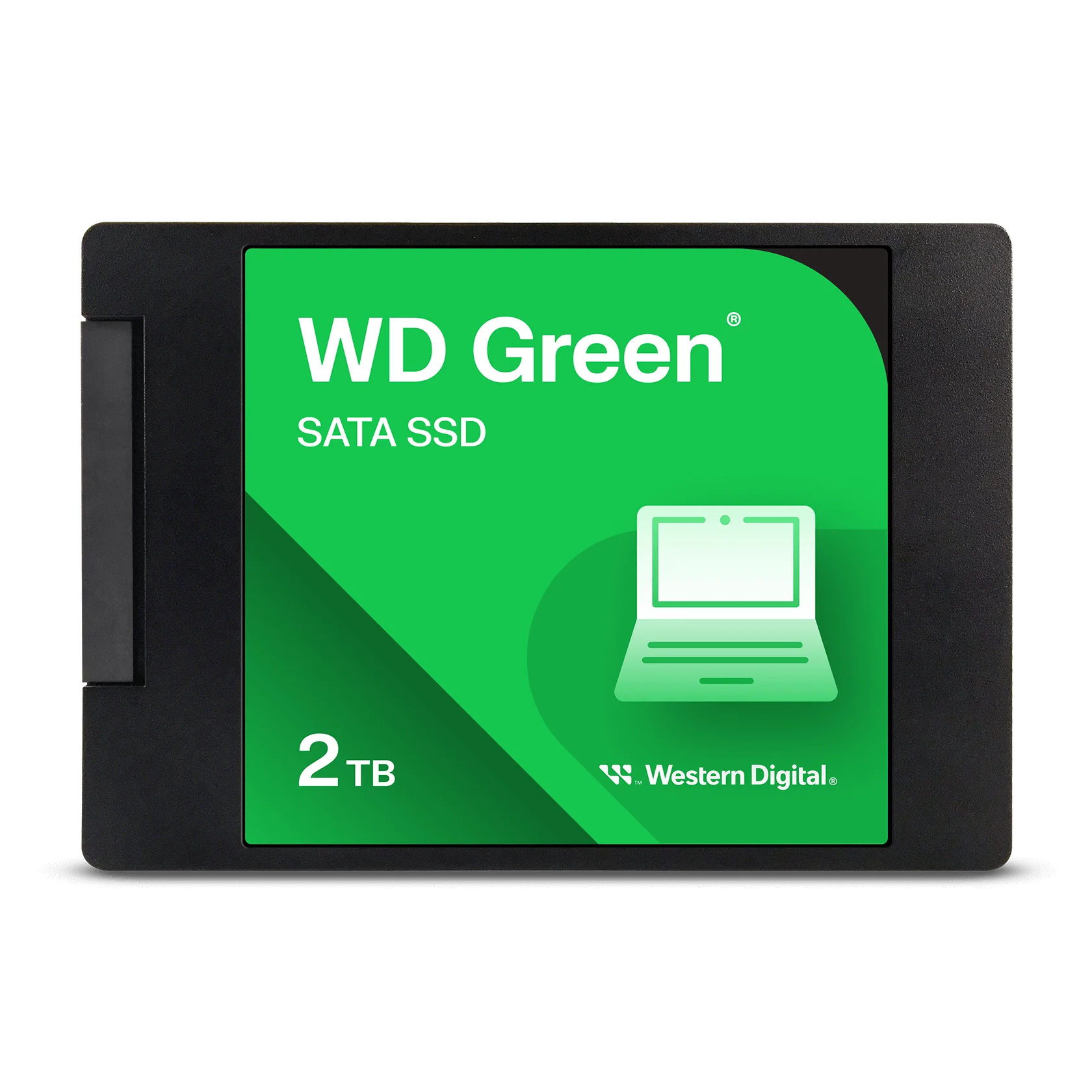 Western Digital 2TB WD Green SATA SSD, Internal 2.5''/7mm Cased Solid State Drive - WDS200T2G0A
