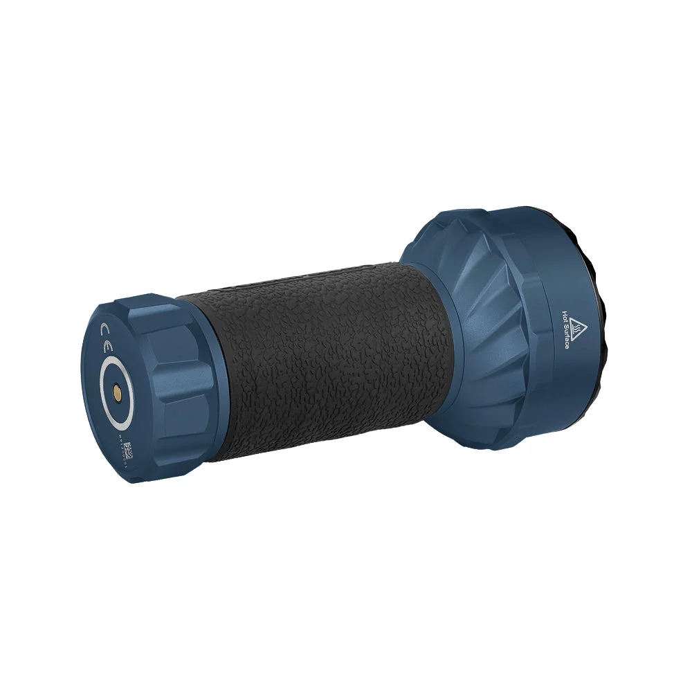 Olight Marauder Mini 7000 Lumen Rechargeable Flashlight Red, Green, Blue LEDs - Midnight Blue