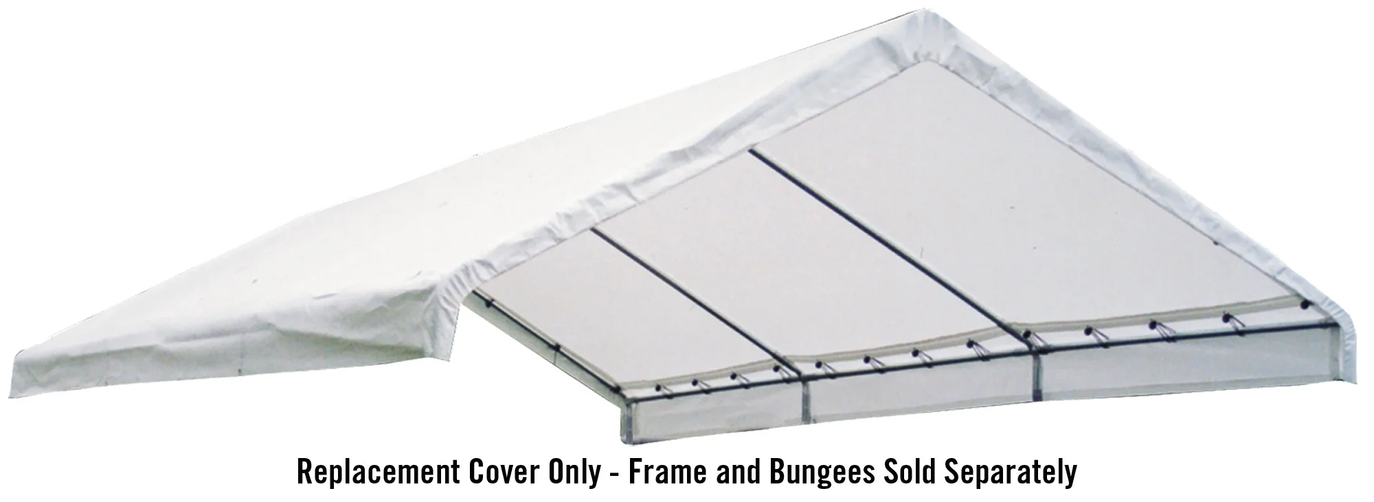 Shelterlogic Supermax All Purpose Outdoor 18' X 20' Canopy Replacement Cover Top (Frame Not Included)