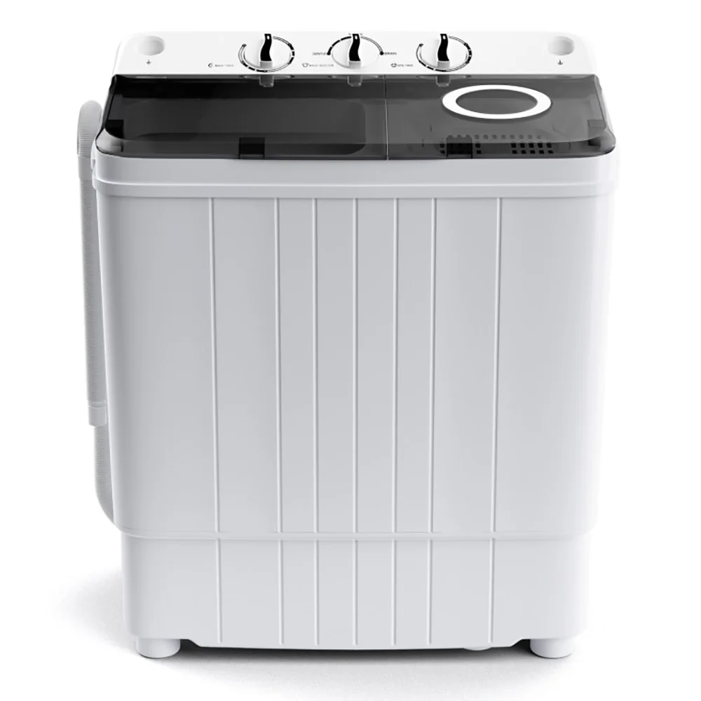 Kadyn Washing Machine, Washer,Washer Machine, 17.6 lbs Portable Washing Machine with Drain Pump-Black