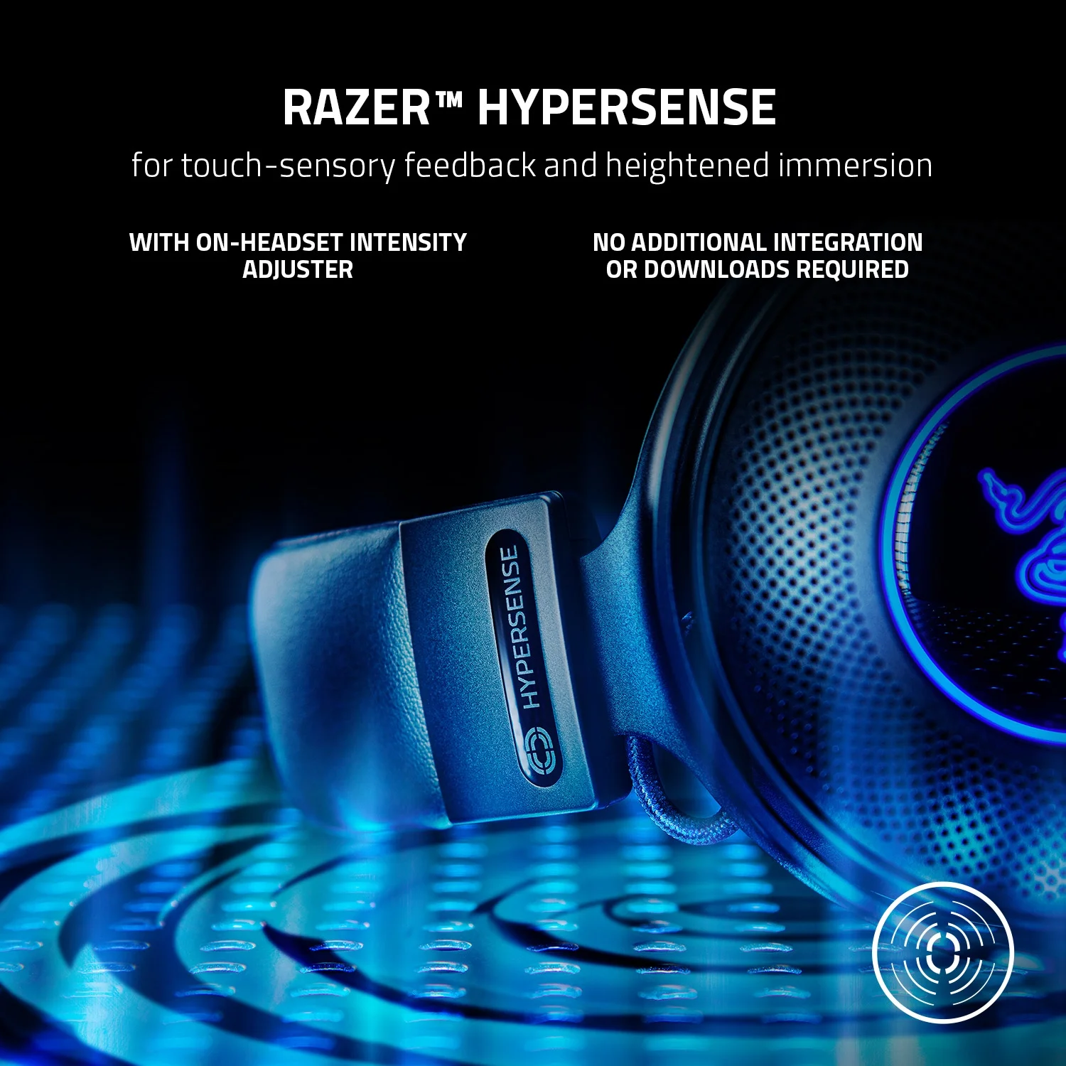 Razer Kraken V3 Pro Wireless Gaming Headset for PC, 2.4GHz, Haptics, Chroma RGB, 368g, Black