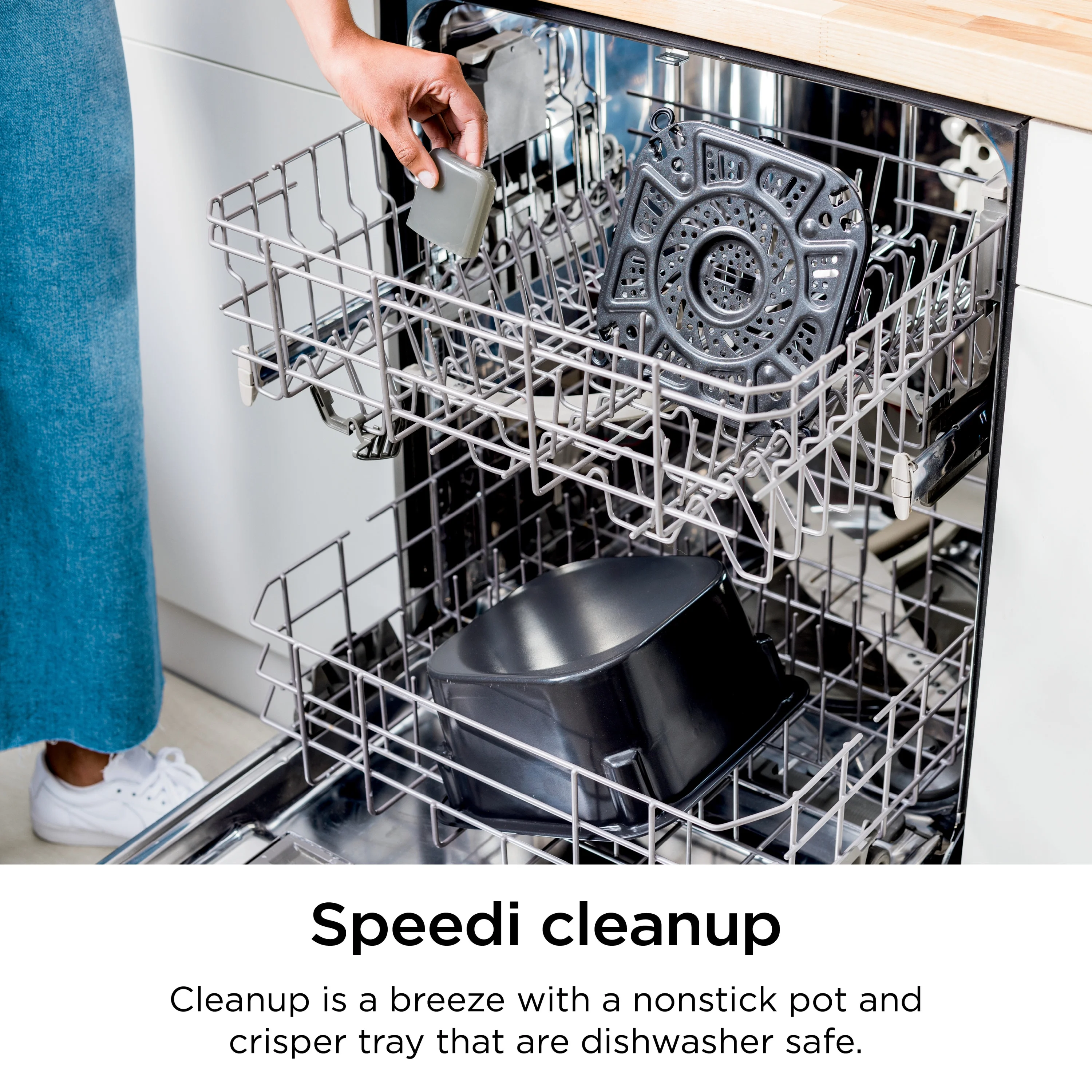 Ninja Speedi™ Rapid Cooker & Air Fryer, SF300, 6-Qt. Capacity, 10-in-1 Functionality, Meal Maker, Sea Salt Gray