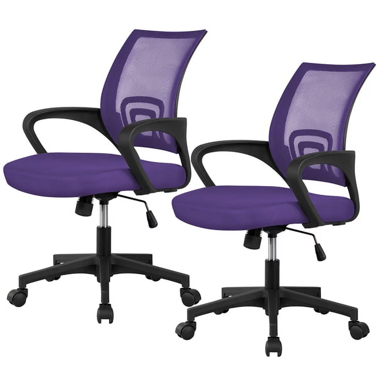Yaheetech Adjustable Ergonomic Mesh Swivel Computer Office Desk Task Rolling Chair(2pcs)