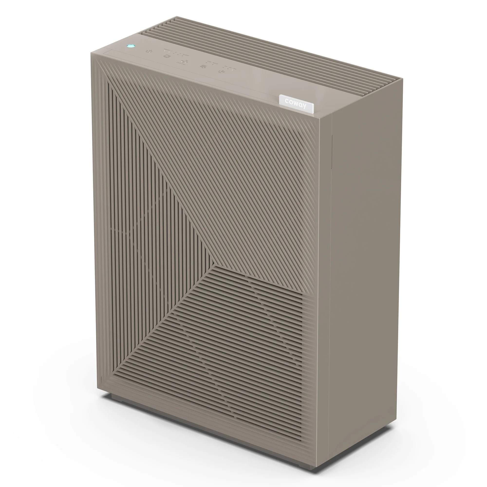 Coway Air Purifier Airmega 240 True HEPA 3-Stages Filtration System with 403 sq ft Coverage in Warm Gray, Auto & Sleep Mode