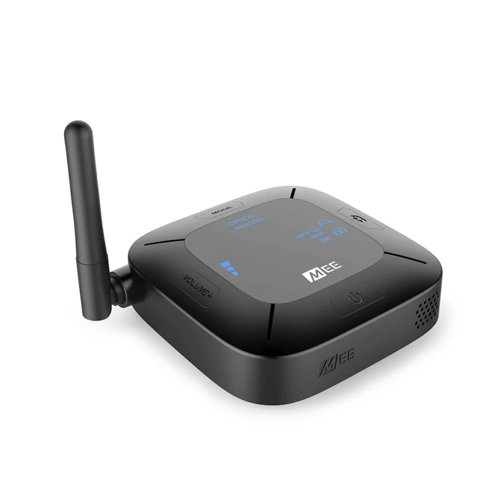 MEE audio Connect Hub Bluetooth Transmitter and Receiver for TV/Home Theater with Audio Pass-Through