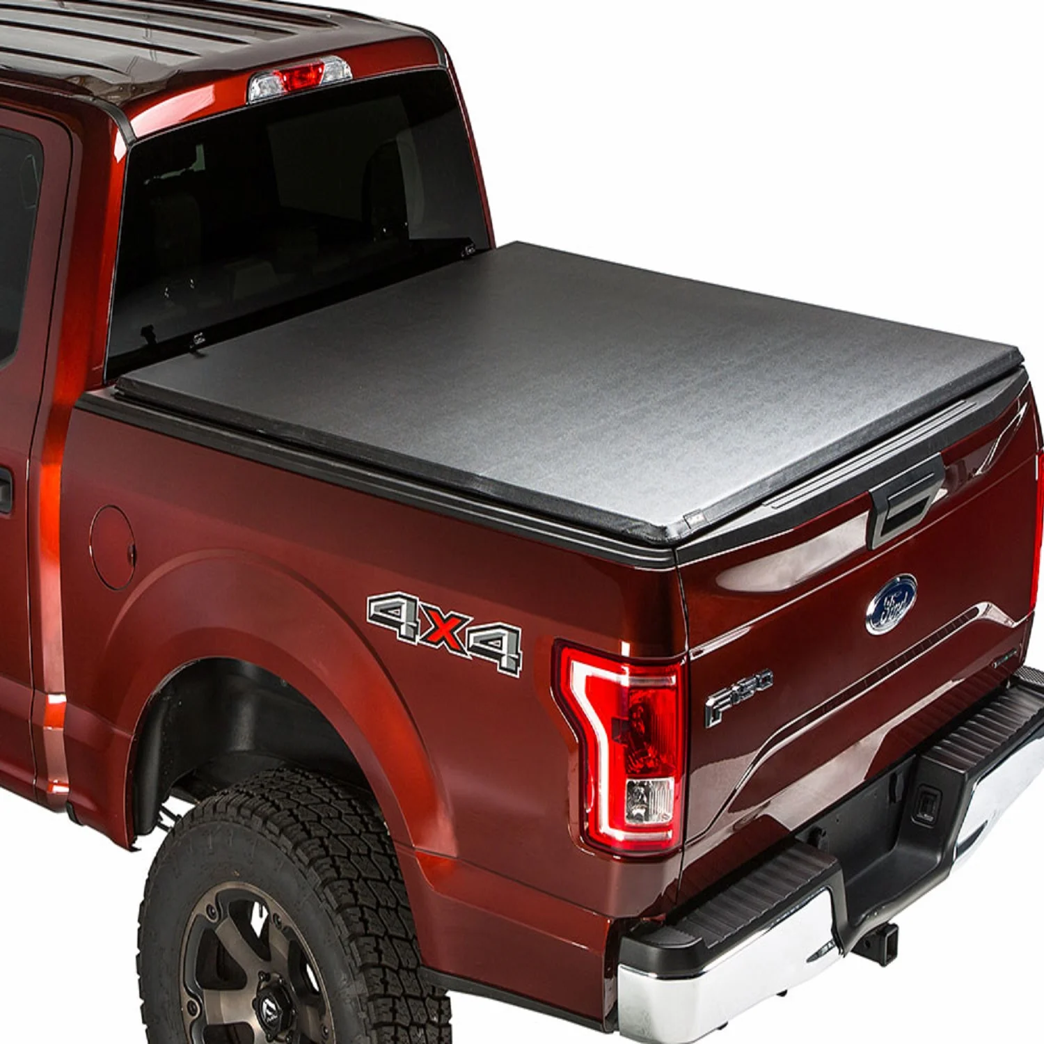 Gator Hybrid Hard Folding Vinyl Tonneau Truck Bed Cover 1999-2006 Chevy Silverado GMC Sierra 8 ft Bed