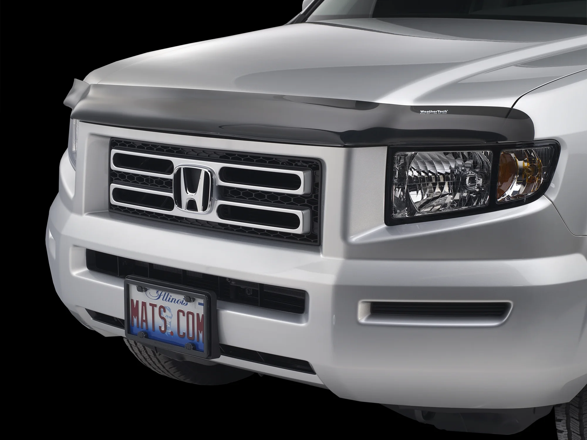 WeatherTech Stone and Bug Deflector Custom Fit Hood Deflector compatible with 2006-2016 Honda Ridgeline