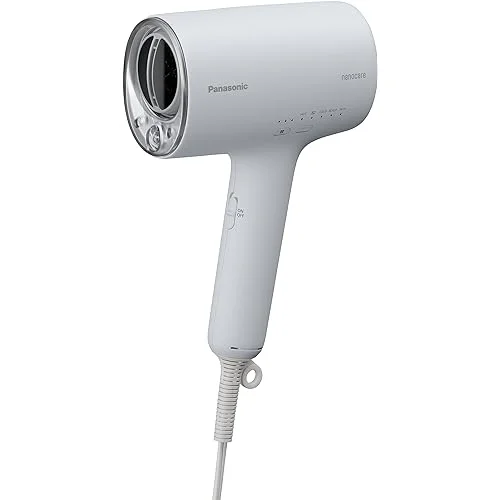Panasonic Hair Dryer Nanocare with High Penetration Nanoe & Mineral Compact Biomass Paint Eco Package Mist Gray EH-NA0J-H