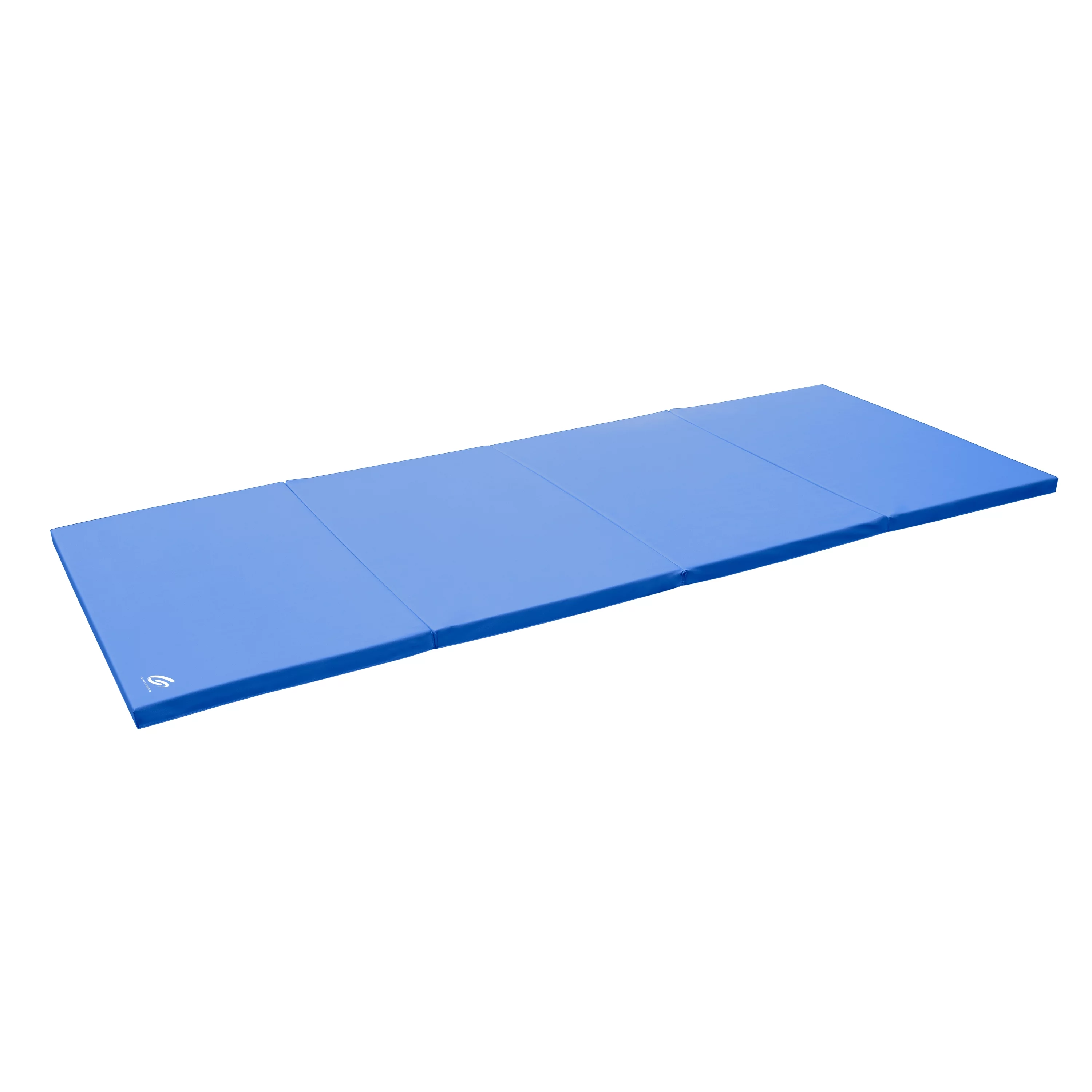 Coinus Sports 4-Panel Folding Gymnastics Exercise Mat with Handles, 4' x 10' x 2