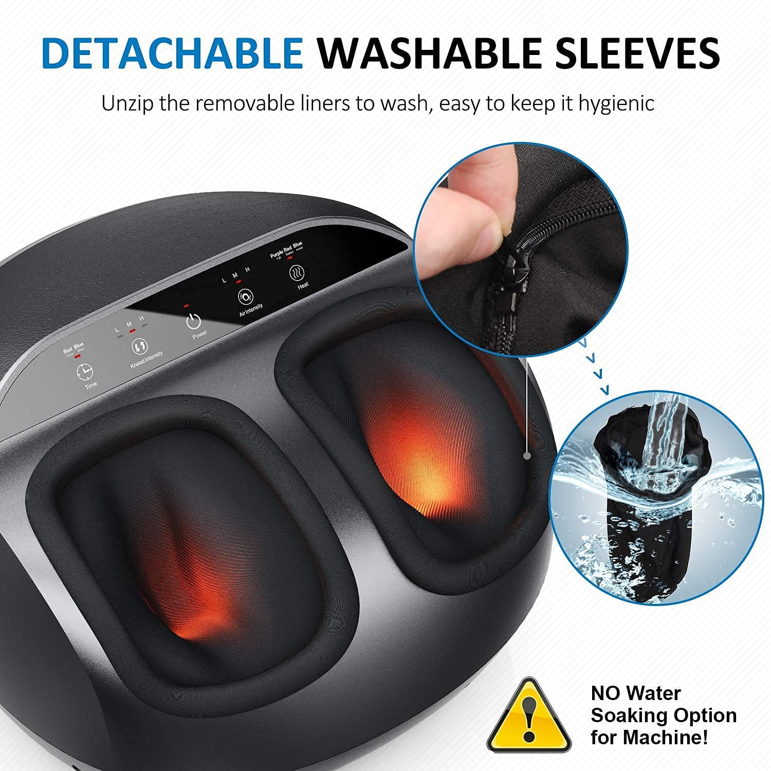 RENPHO Foot Shiatsu Deep Kneading Massager Machine with Heat Relief for Tired Muscles & Plantar Fasciitis