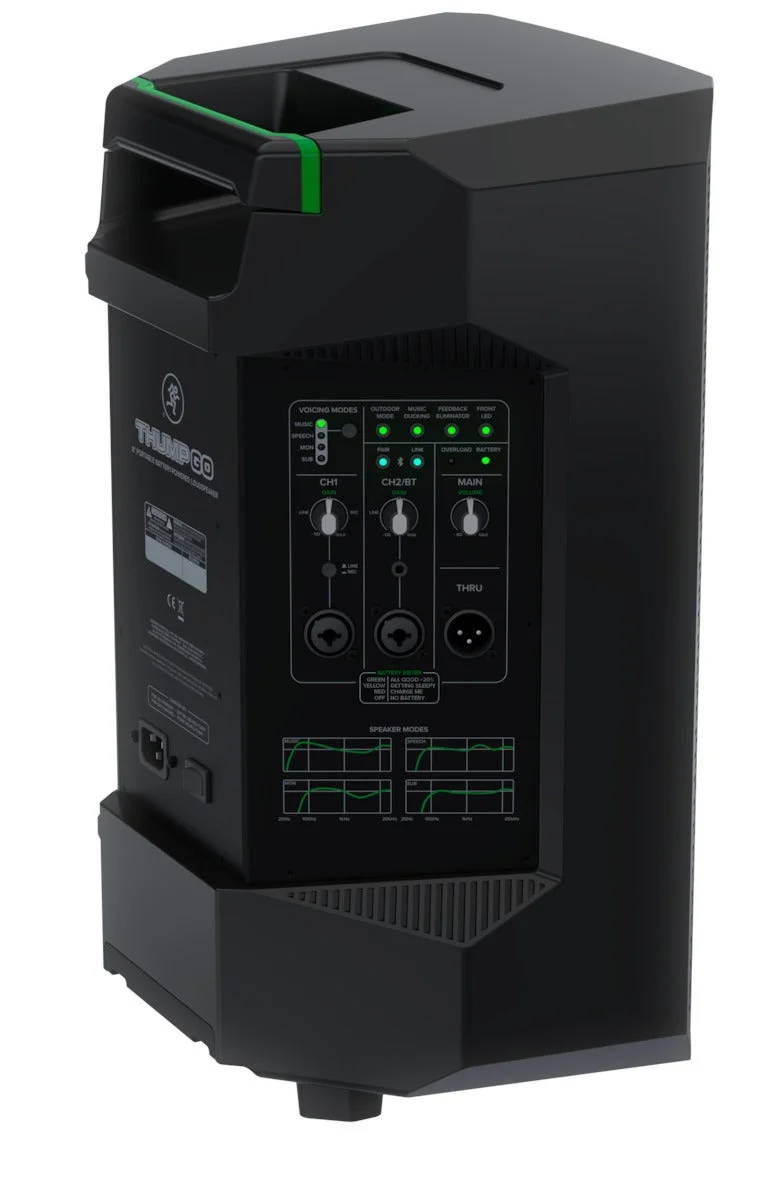 Mackie Thump Go - Speaker - for PA system - wireless - Bluetooth - App-controlled - 200 Watt - 2-way - black