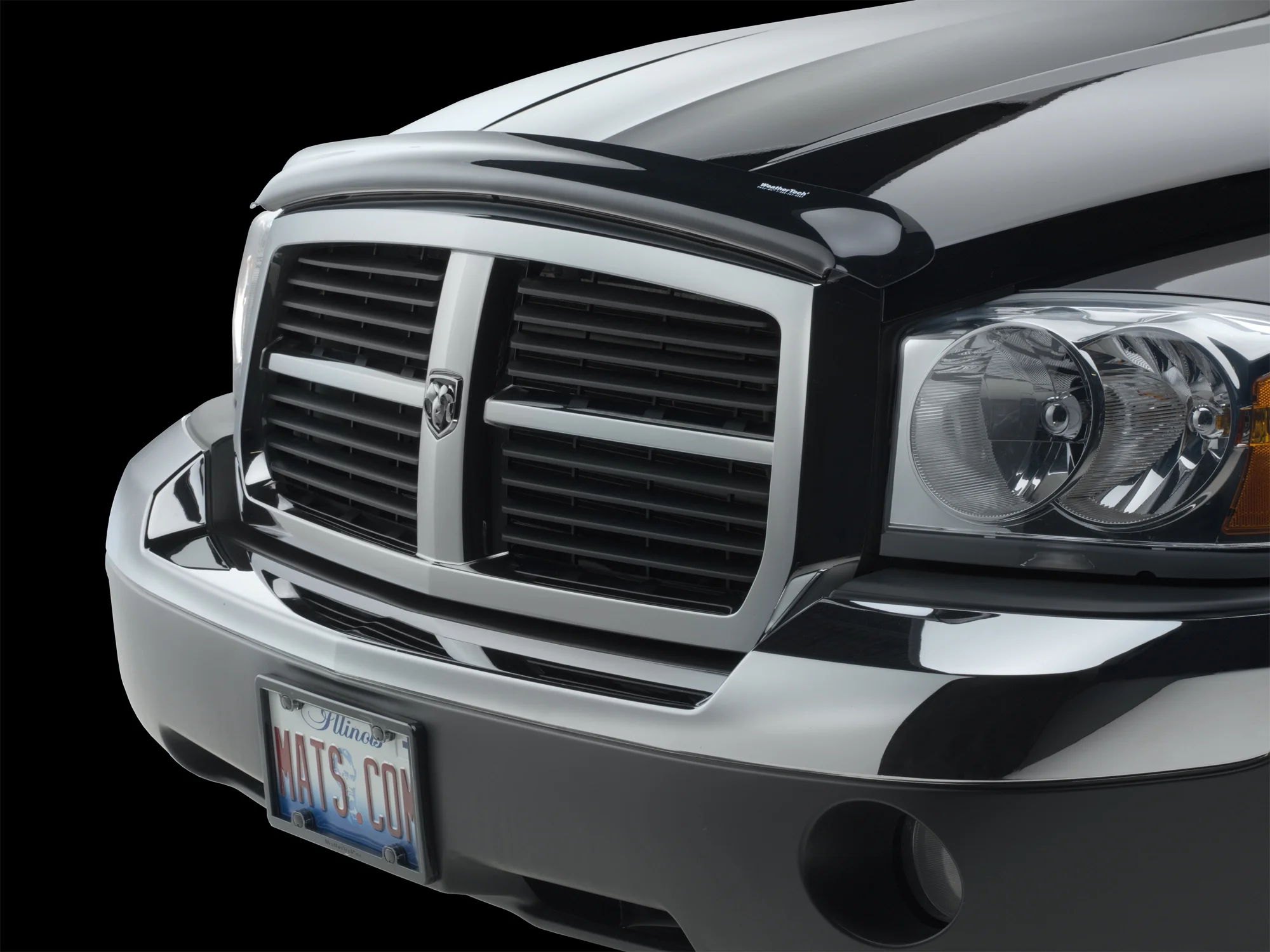 WeatherTech Stone and Bug Deflector Custom Fit Hood Deflector compatible with 2005-2007 Dodge Dakota