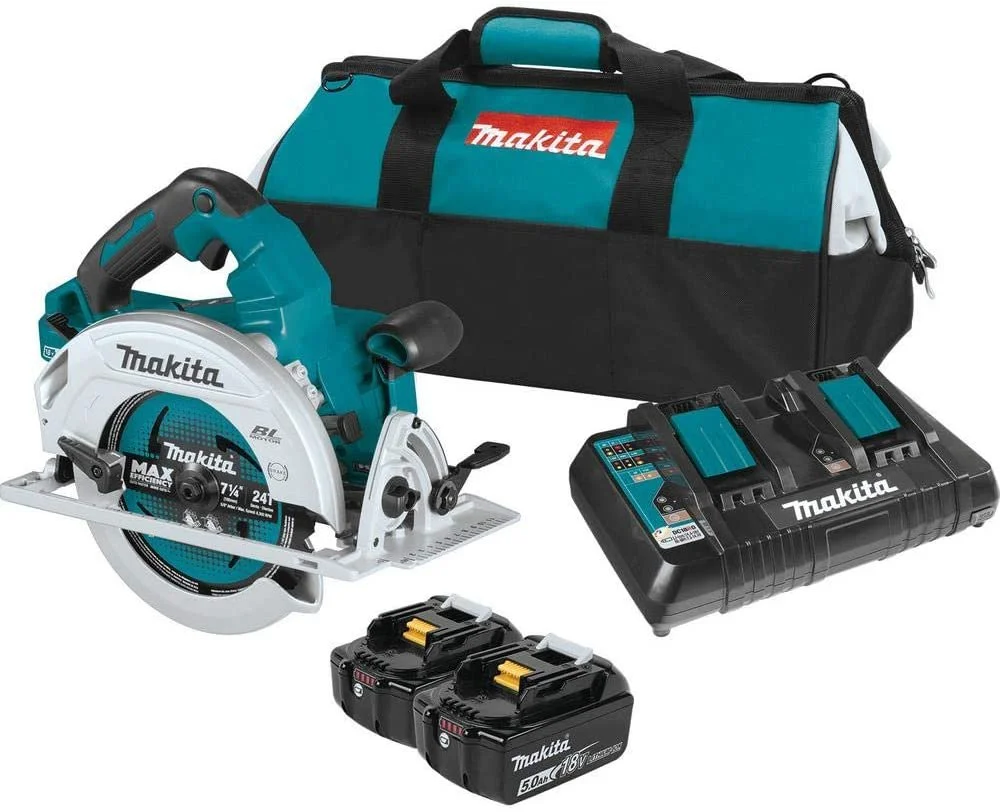 Makita XSH06PT 18V X2 LXT Lithium-Ion 36V Brushless Cordless 7-1/4 Circular Saw Kit 5.0Ah