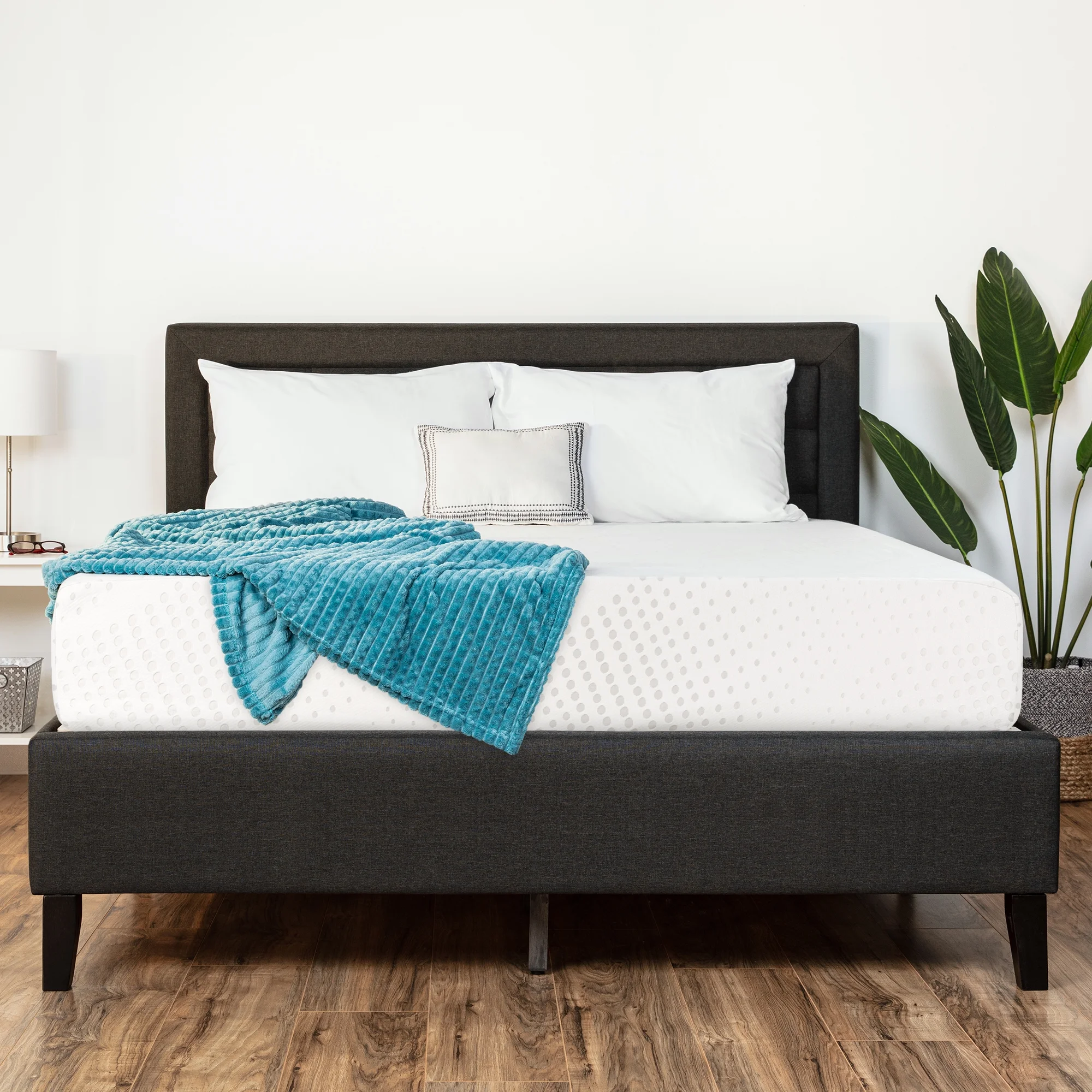 Best Choice Products 10in Queen Size Dual Layered Memory Foam Mattress w/ CertiPUR-US Certified Foam