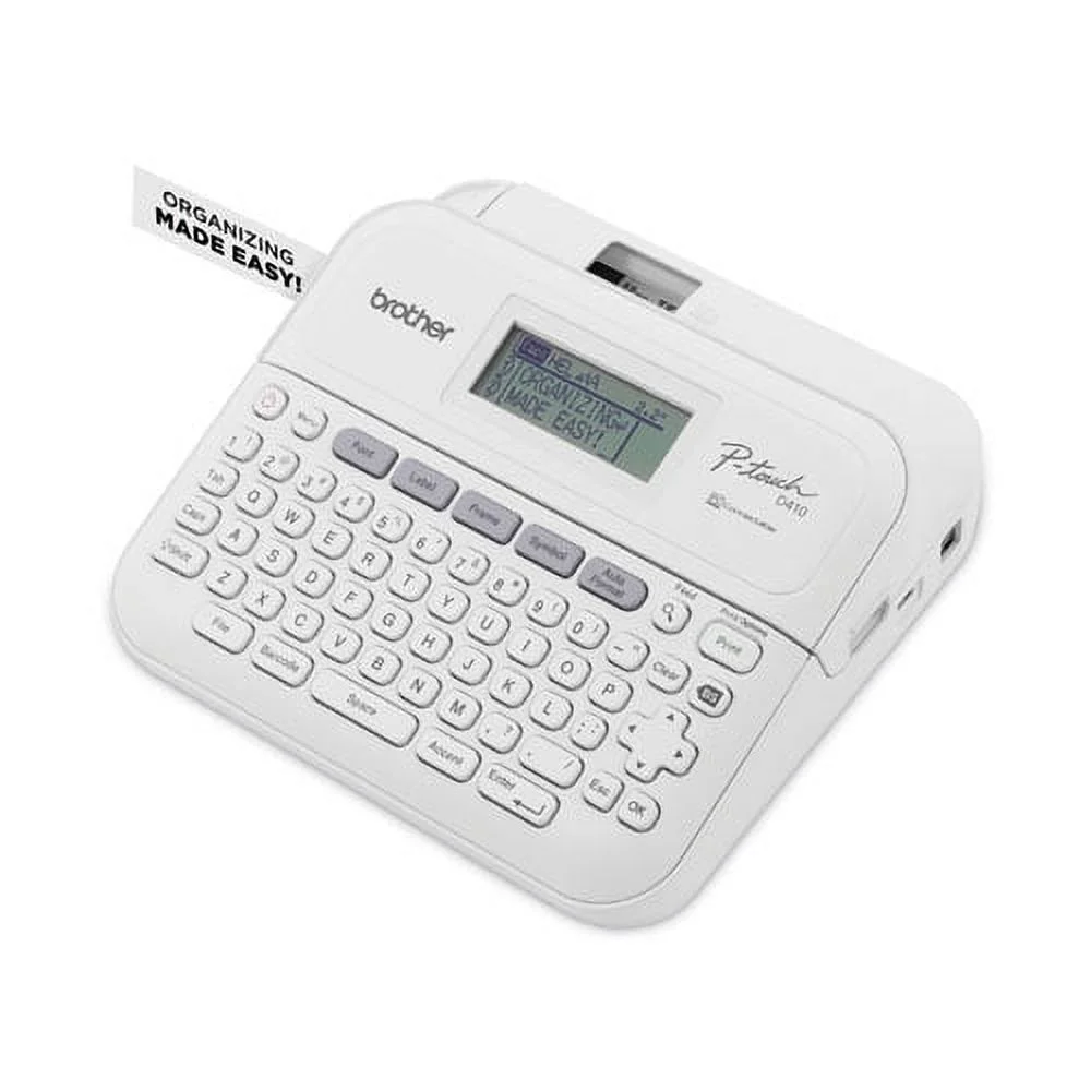 P-Touch PT-D410 Advanced Connected Label Maker, 20 mm/s, 8.9 x 3.9 x 12.3 | Bundle of 2 Each