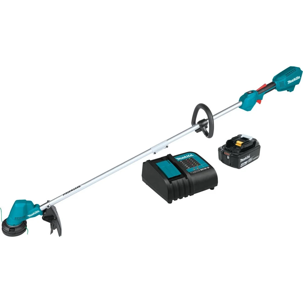 Makita XRU23SM1 18V LXT Brushless Lithium-Ion 13 in. Cordless String Trimmer Kit (4 Ah)