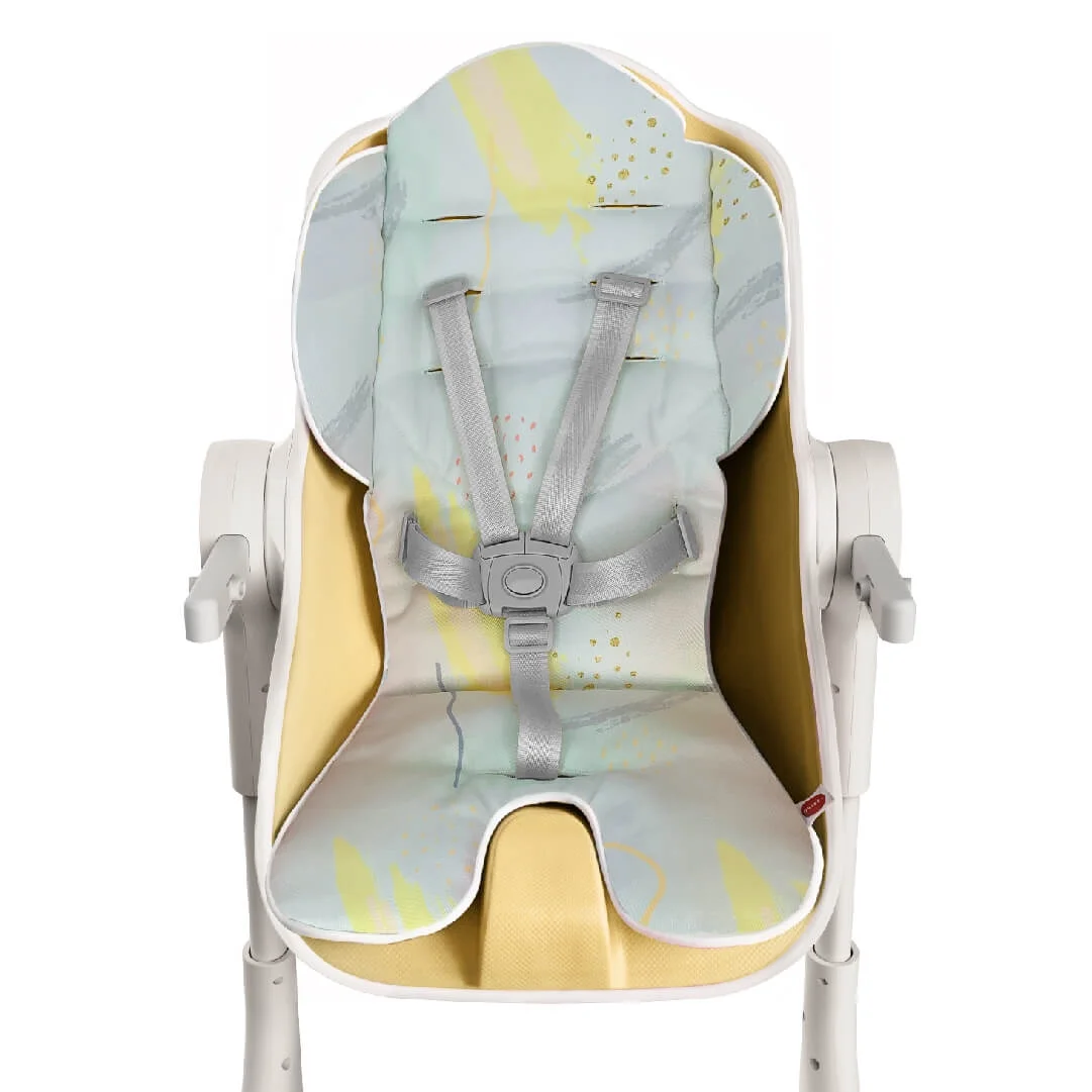 Oribel Cocoon Z High Chair, Lounger + Seat Liner Combo, 5 Adjustable Heights, 0m-3yrs, Lemonade Yellow