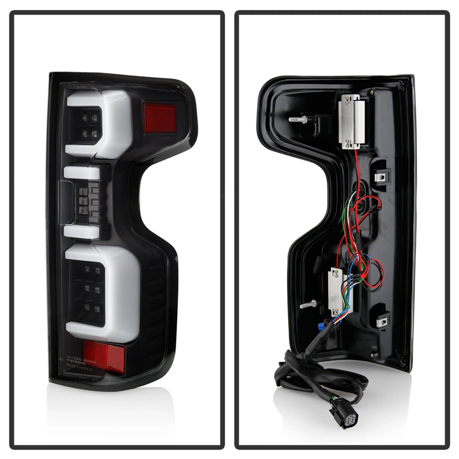 Spyder Chevy Silverado 19-20 LED Tail Light Black ALT-YD-CS19HAL-BK - 5087256 Fits select: 2019-2020 CHEVROLET SILVERADO, 2019 CHEVROLET SILVERADO LD