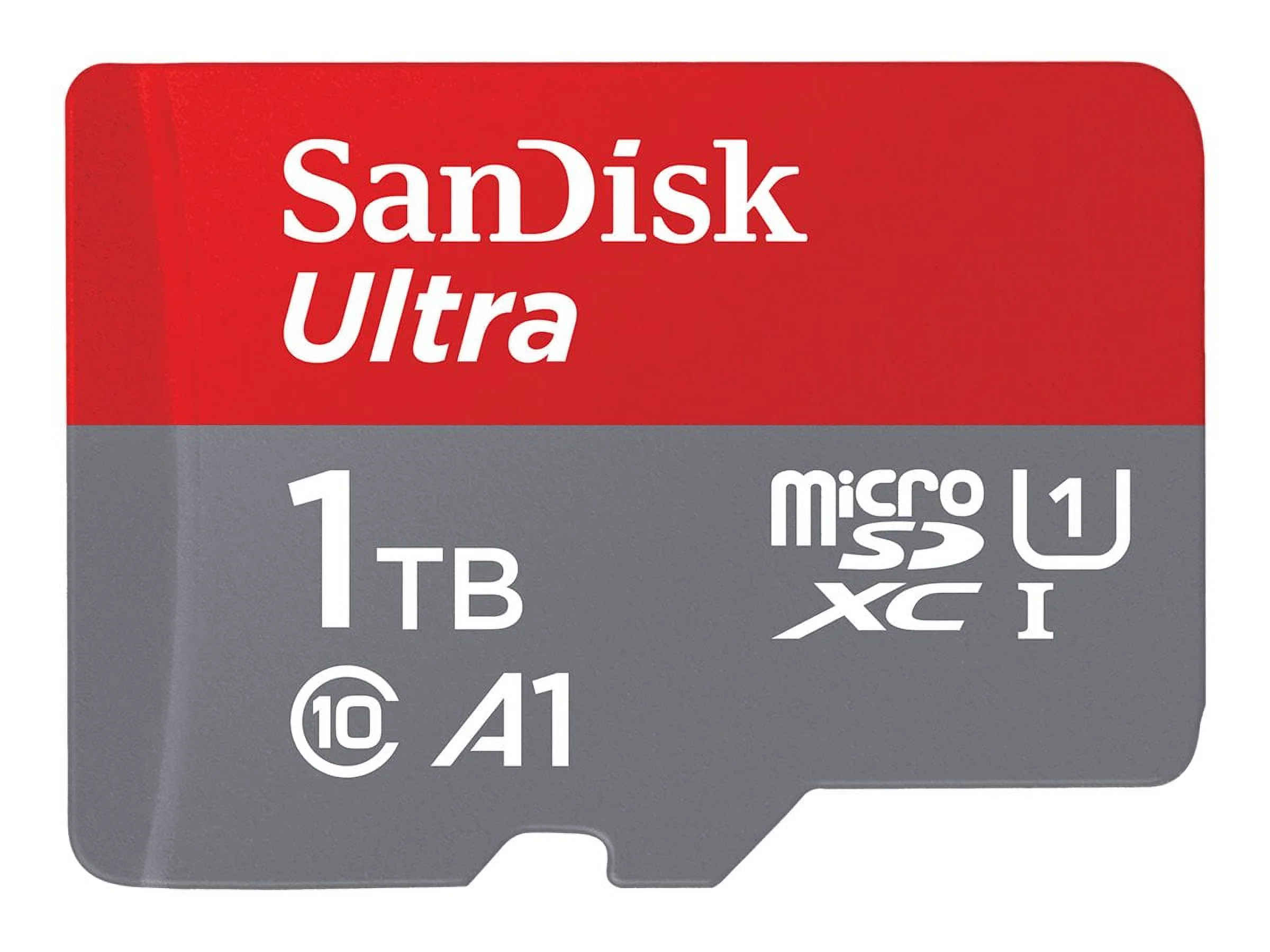 SanDisk Ultra - Flash memory card (microSDXC to SD adapter included) - 1 TB - A1 / UHS-I U1 / Class10 - microSDXC UHS-I