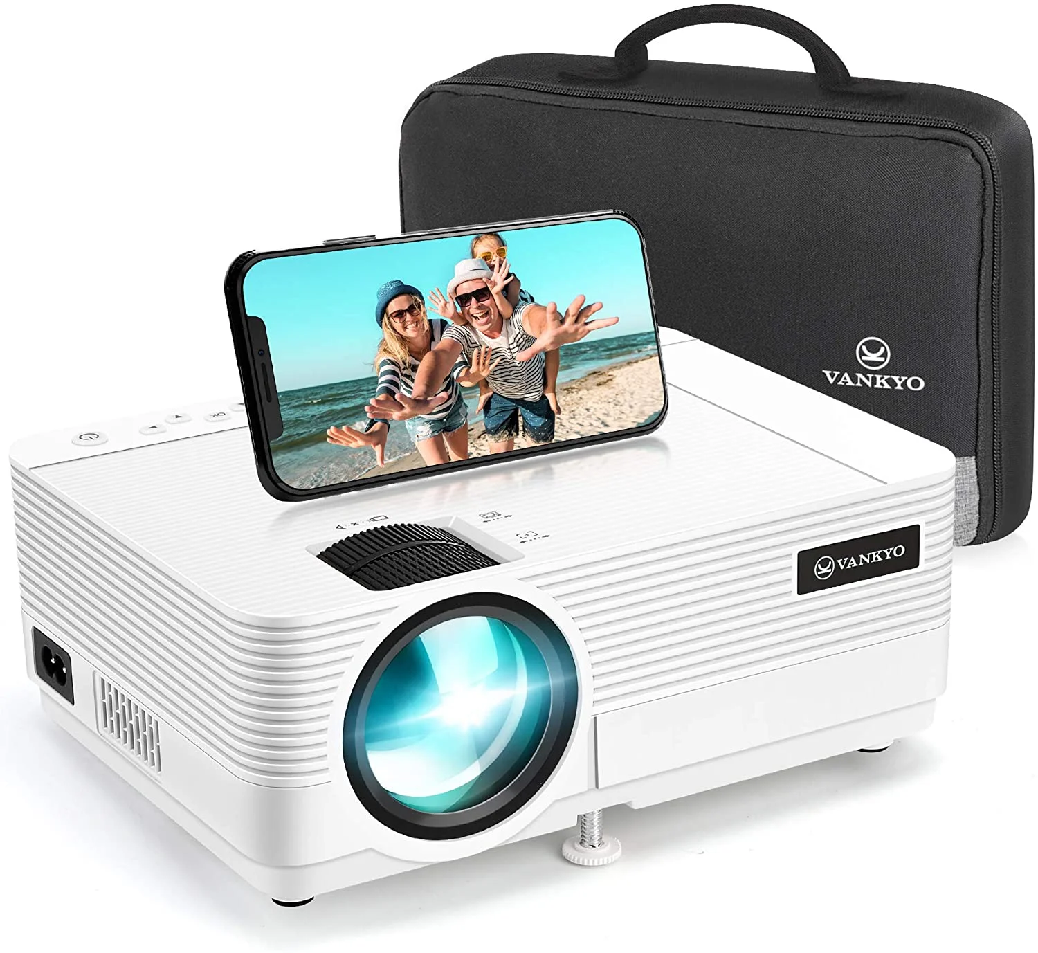 VANKYO Leisure 470 Mini Wifi Projector, 250'' Large Screen and 1080P Supported LCD Home Theater Projector
