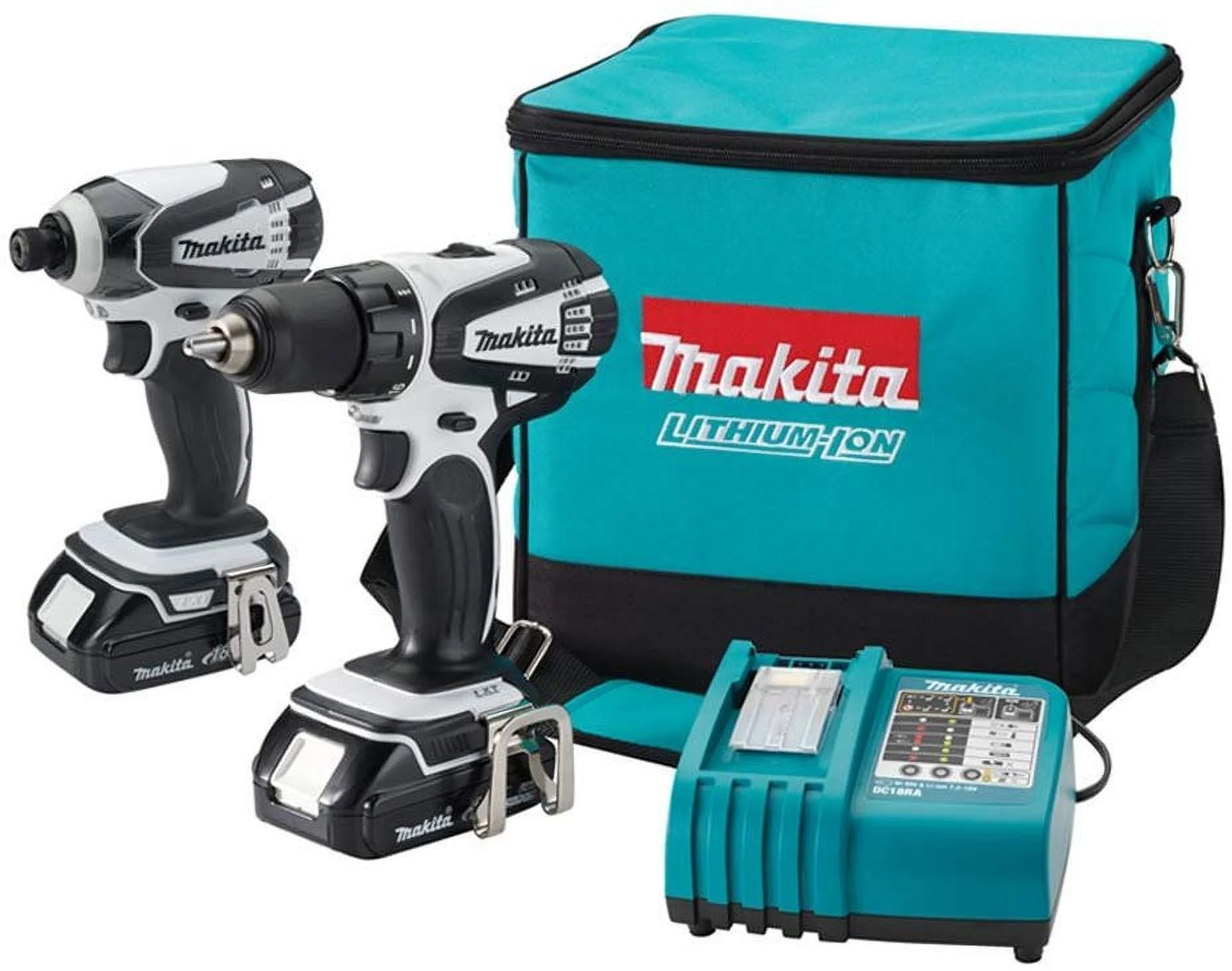 Makita LCT200W 18-Volt Compact Lithium-Ion Cordless Combo Kit, 2-Piece Discontinued by Manufacturer