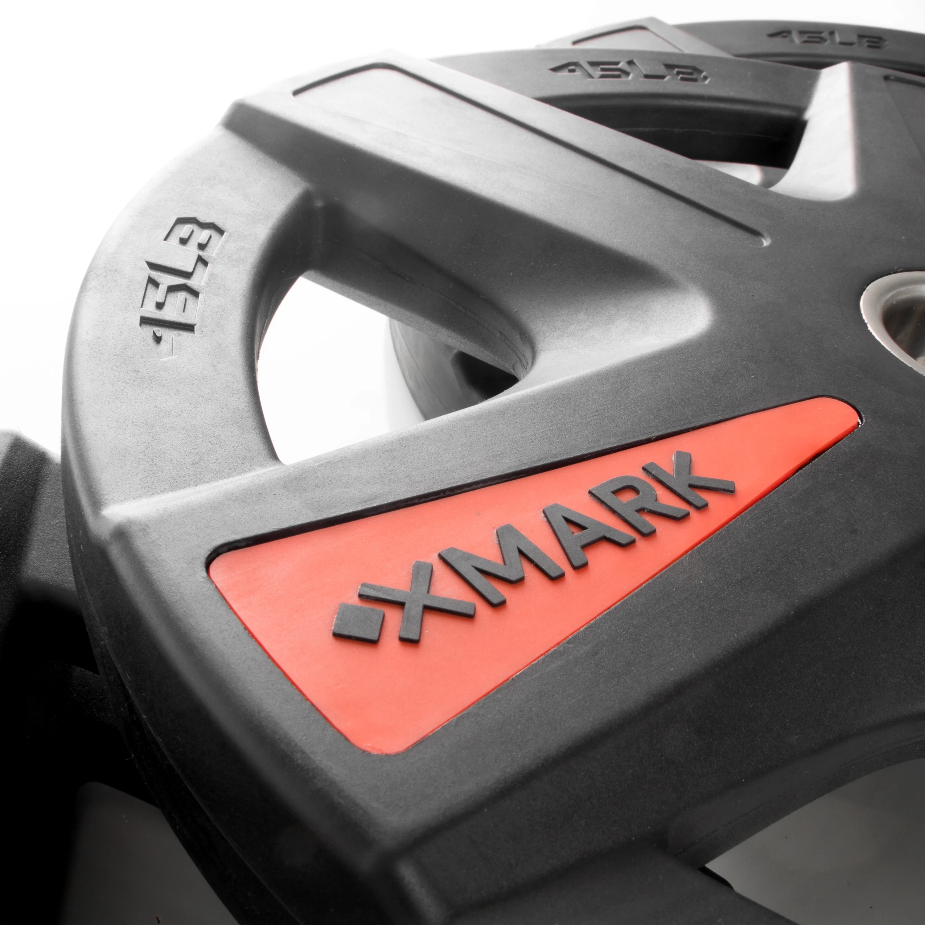 XMark TEXAS STAR 25 lb Pair Olympic Plates, Patented Design, One-Year Warranty, Olympic Weight Plates