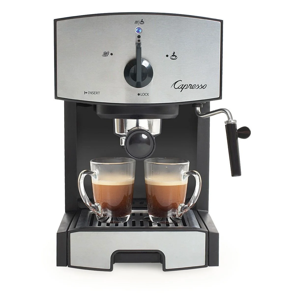 Capresso 117.05 EC50 - Coffee machine with cappuccinatore - 15 bar - stainless steel