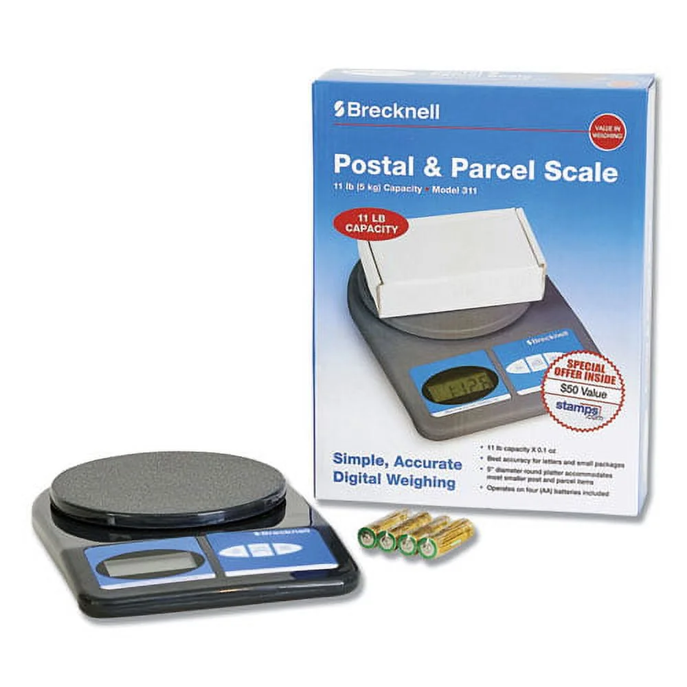 Model 311 -- 11 Lb. Postal/shipping Scale, Round Platform, 6