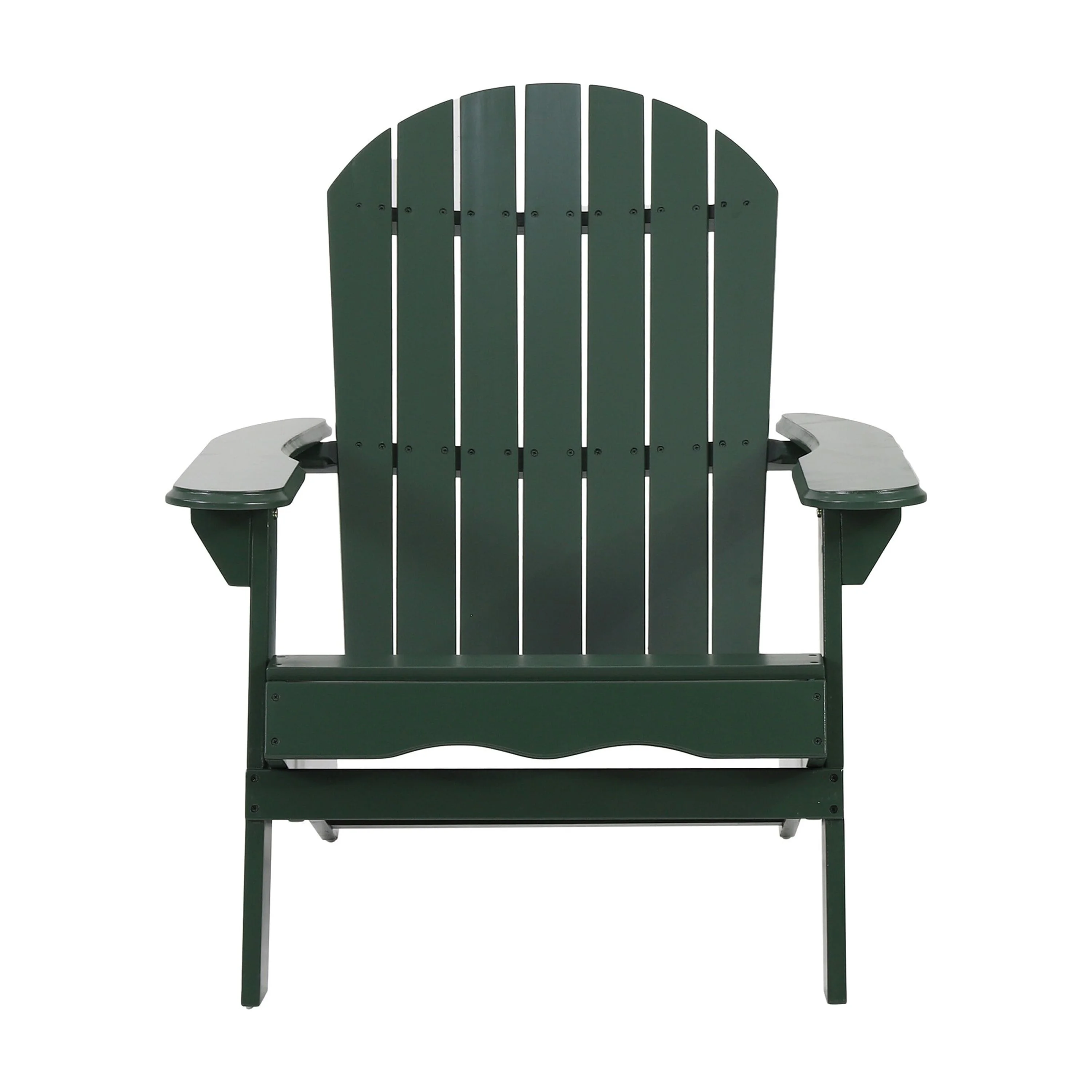 Christopher Knight Home Hanlee Outdoor Rustic Acacia Wood Folding Adirondack Chair (Set of 2) by Dark Green 2