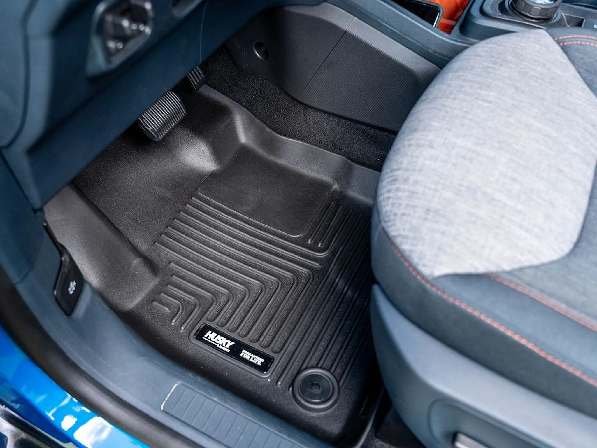 Husky Liners by RealTruck X-act Contour | Compatible with 2014 - 2024 Lexus GX460, 2013 - 2024 Toyota 4Runner, Front Row - Black, 2 pcs. | 53761