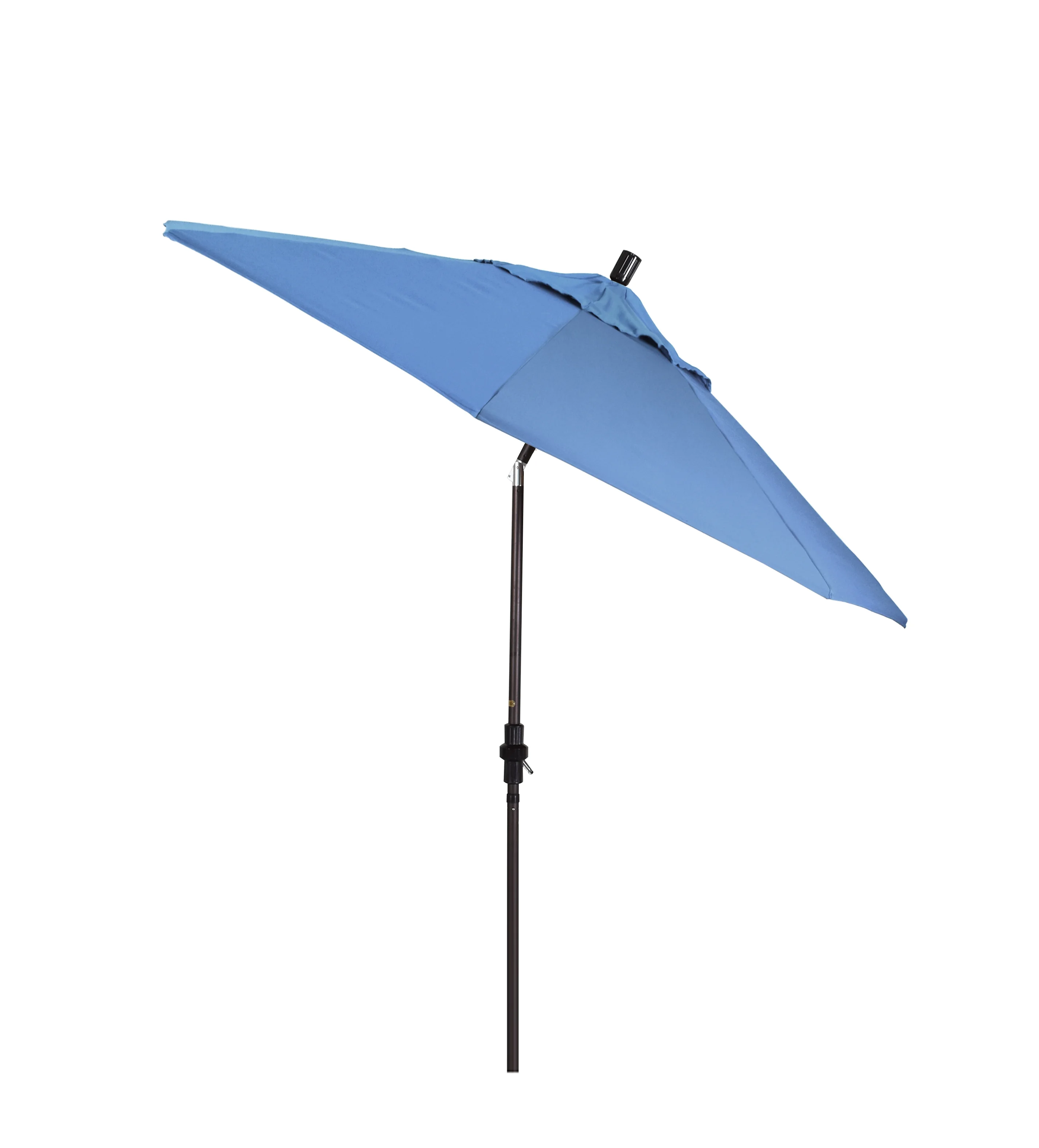 Tahoe Series Patio Market Umbrella in Olefin with Aluminum Pole Aluminum Ribs Crank Lift