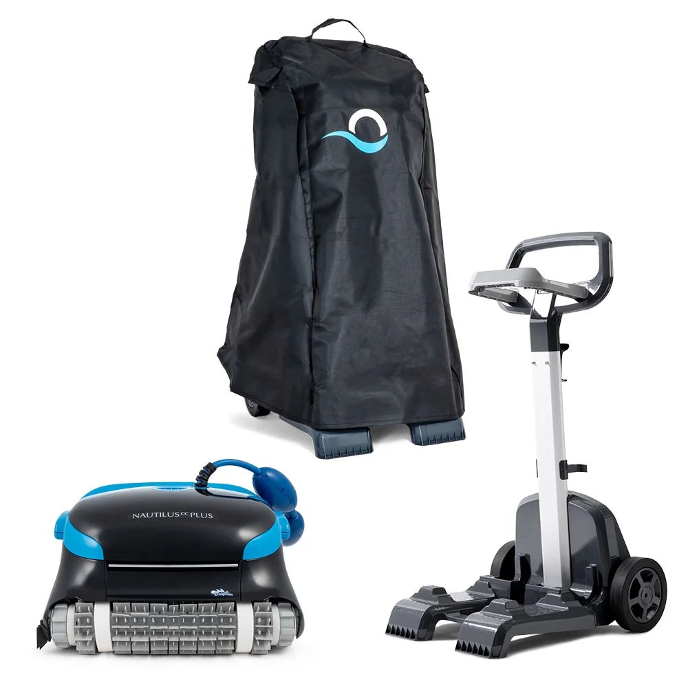 Dolphin Explorer E20 Robotic Pool Vacuum Cleaner Pools up to 33 FT - Wall Climbing Scrubber Brush