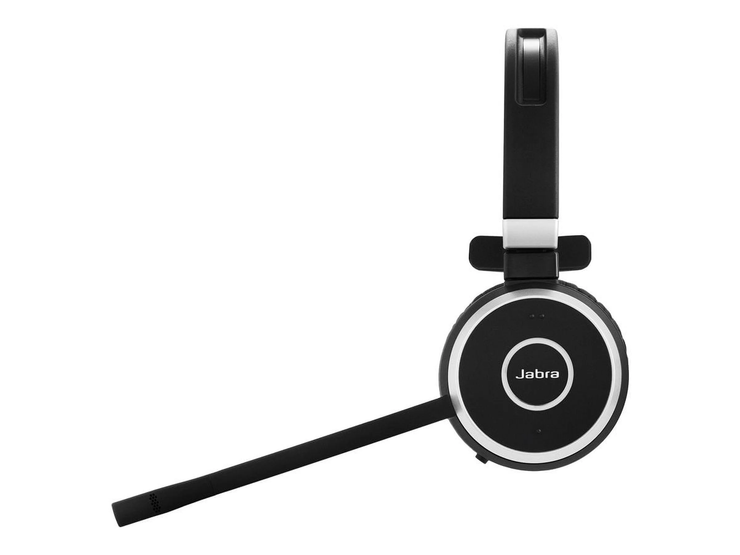 Jabra Evolve 65 SE UC Mono Active Noise Canceling Bluetooth On Ear Mobile Headset, Black (6593-839-409)