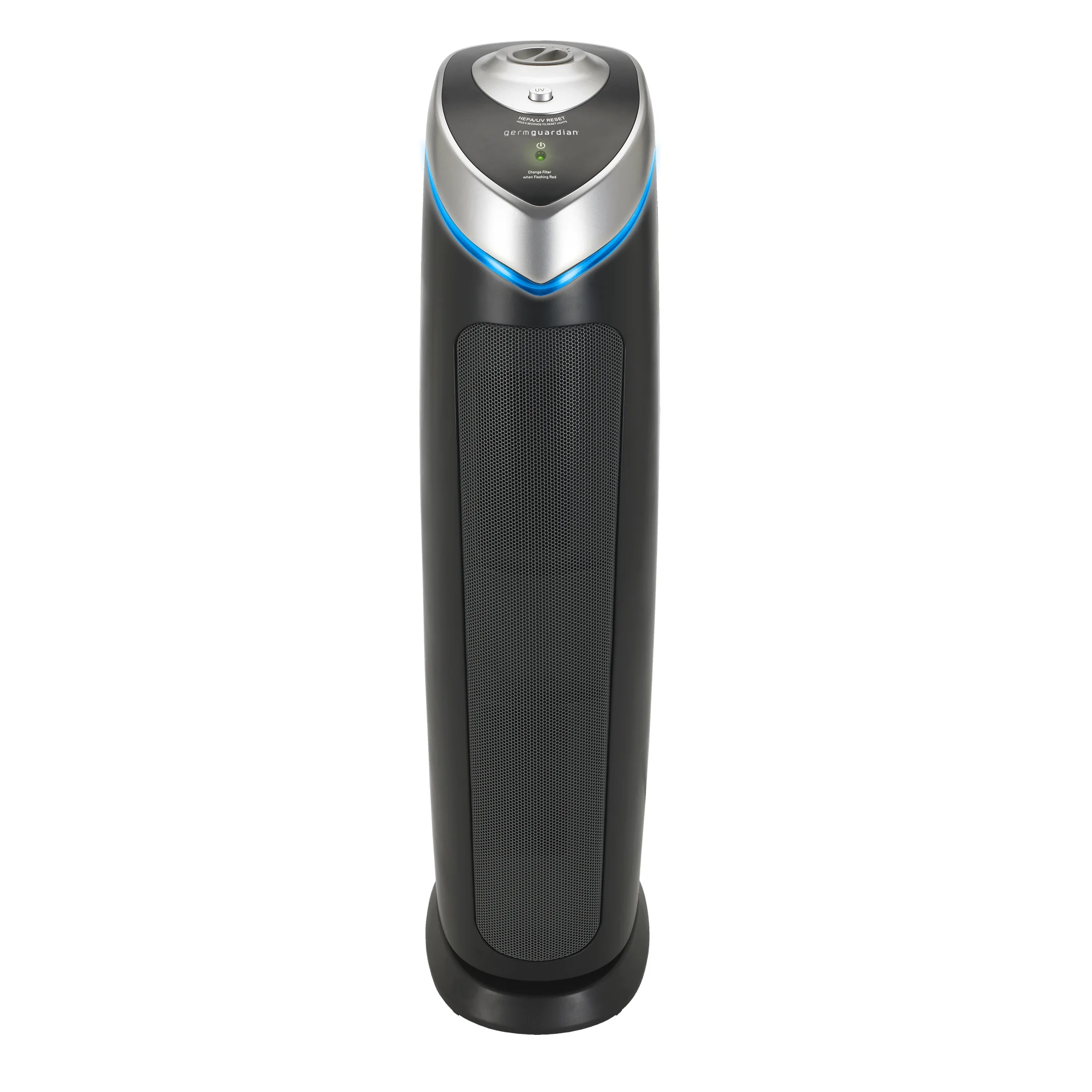 GermGuardian Air Purifier with HEPA Filter, UV-C, Removes Odors, Mold, 915 Sq. ft. AC5000E, Black
