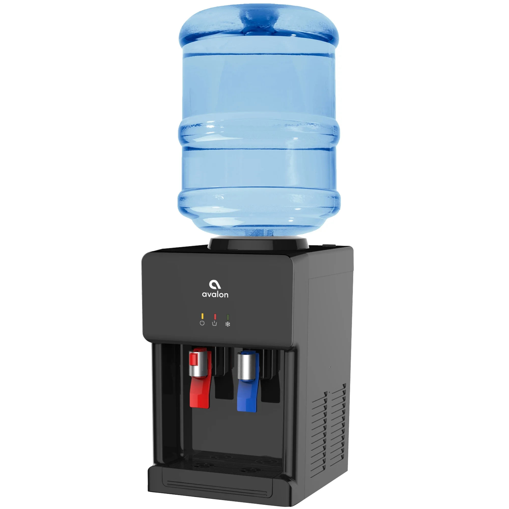 Avalon Premium Top Loading Countertop Water Dispenser, Hot & Cold Water Temperature - Black