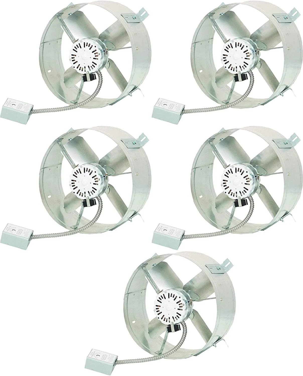 Cool Attic CX1500 Gable Mount Power Attic Ventilator with 2.6-Amp 60-Hz Motor and 14-Inch Blade Fiv k