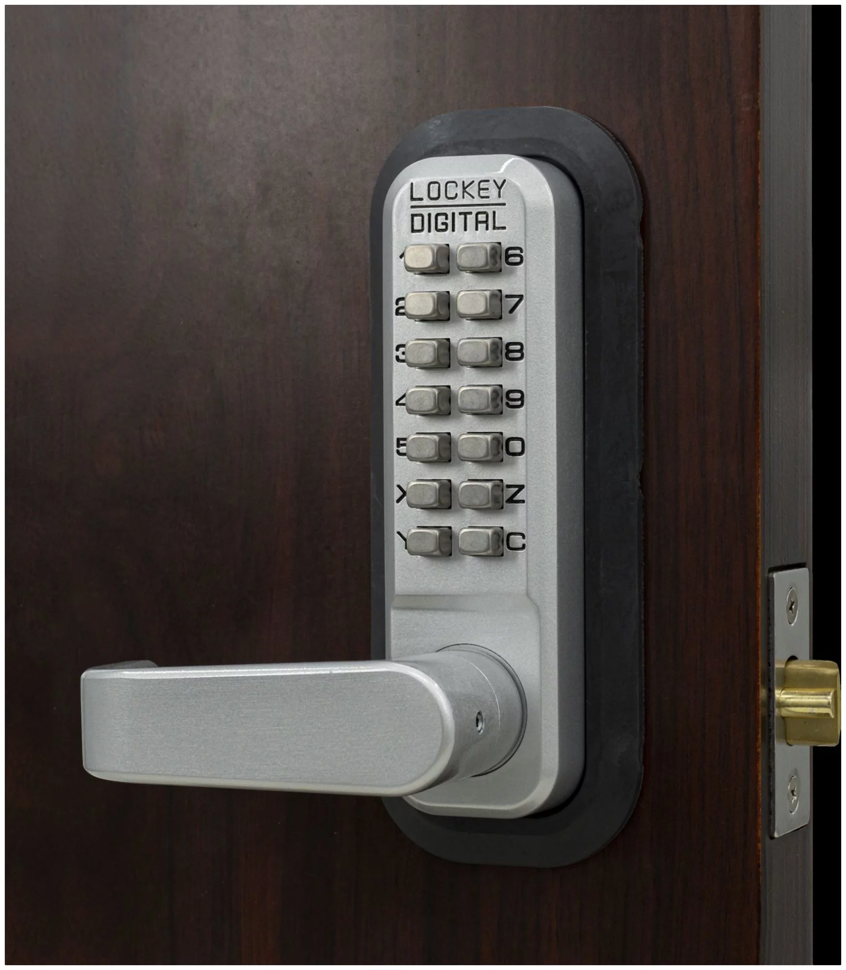 Lockey 2835 2000 Series Keyless Entry Single Combination Mechanical Lever Set - Marine