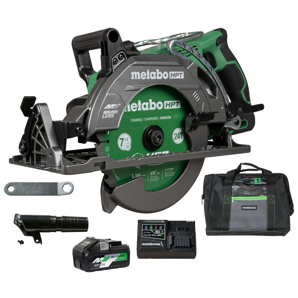 MultiVolt 36V Brushless Lithium-Ion 7-1/4 in. Cordless Rear Handle Circular Saw Kit (4 Ah)