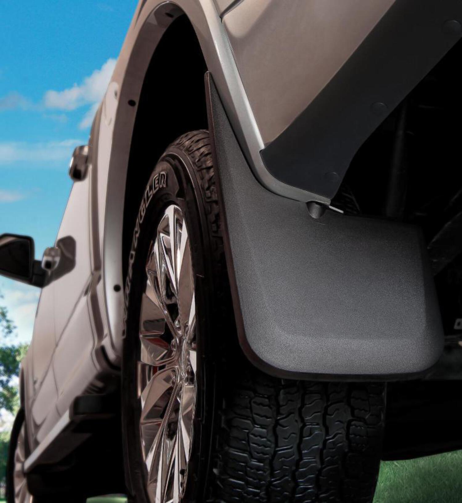 Husky by RealTruck Custom Mud Guards Front and Rear Mud Guard Set Black Compatible with 2019-2021 Ford Ranger
