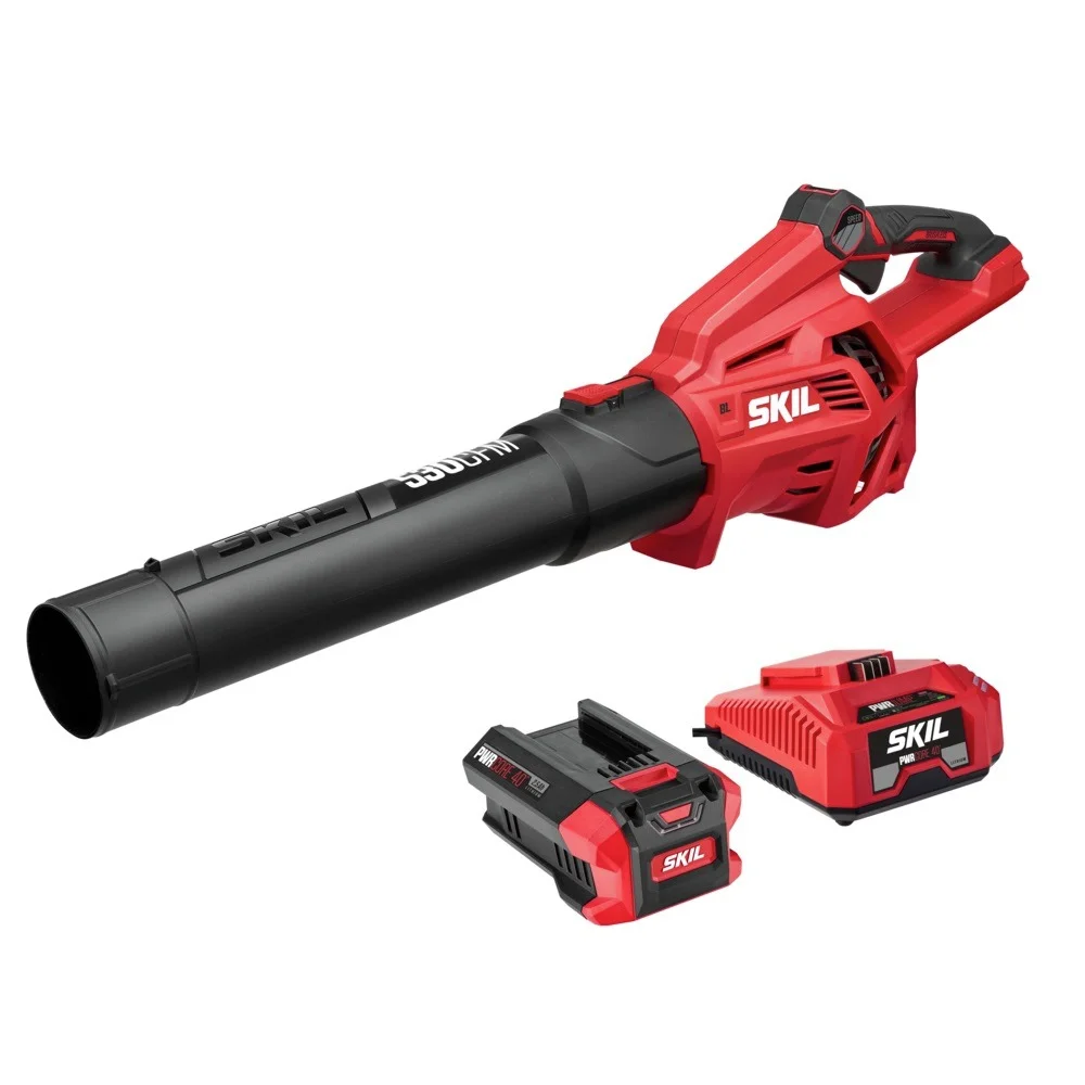 SKIL BL4713C-11 Brushless 40V 530CFM Leaf Blower Kit with 2.5Ah Battery & Charger, New