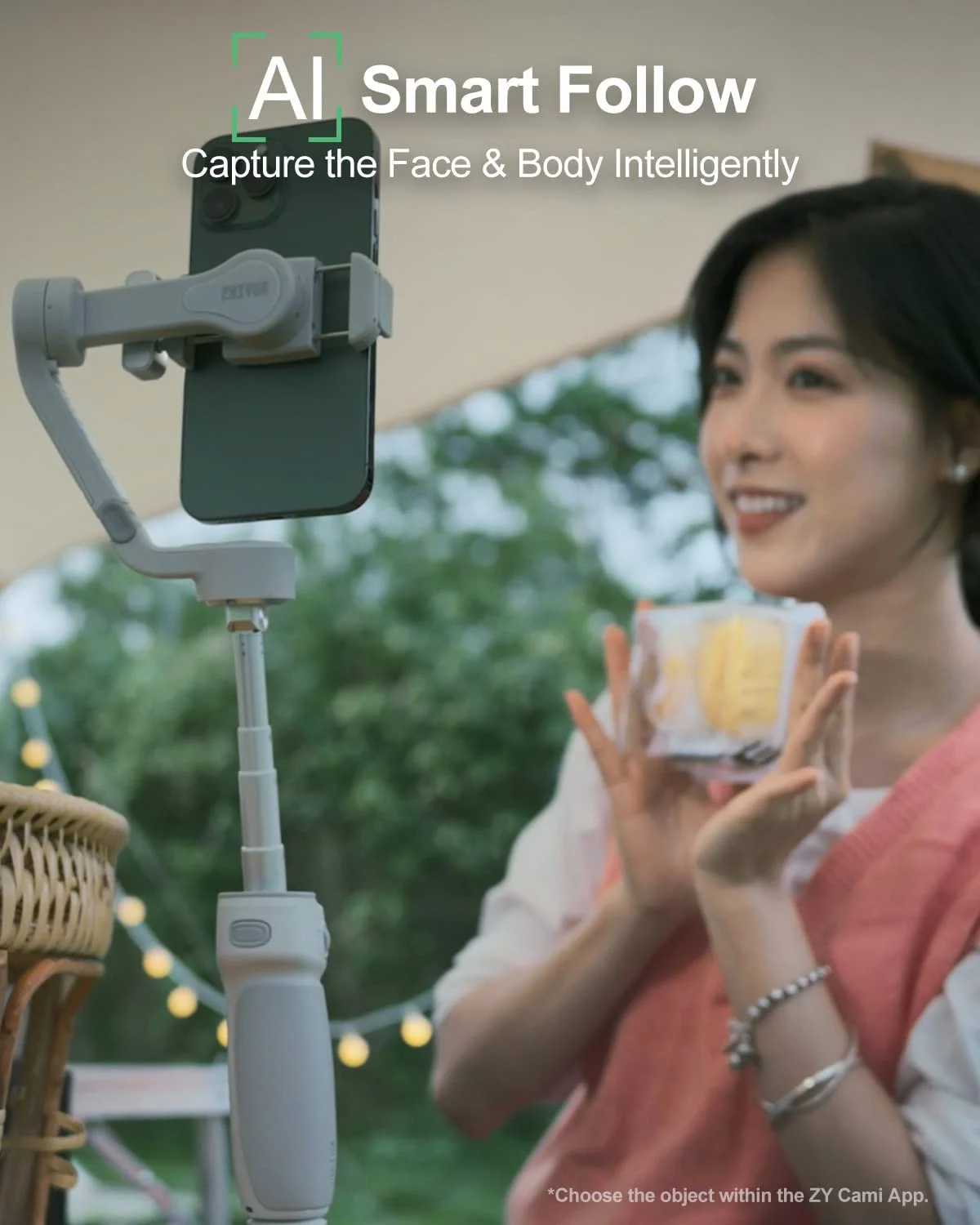 Zhiyun Smooth Q4 Gimbal Stabilizer, 3-Axis Smartphone Phone Gimbal, Built-in Extension Rod for iPhone 13/12/11 Pro Max X and Android Phone