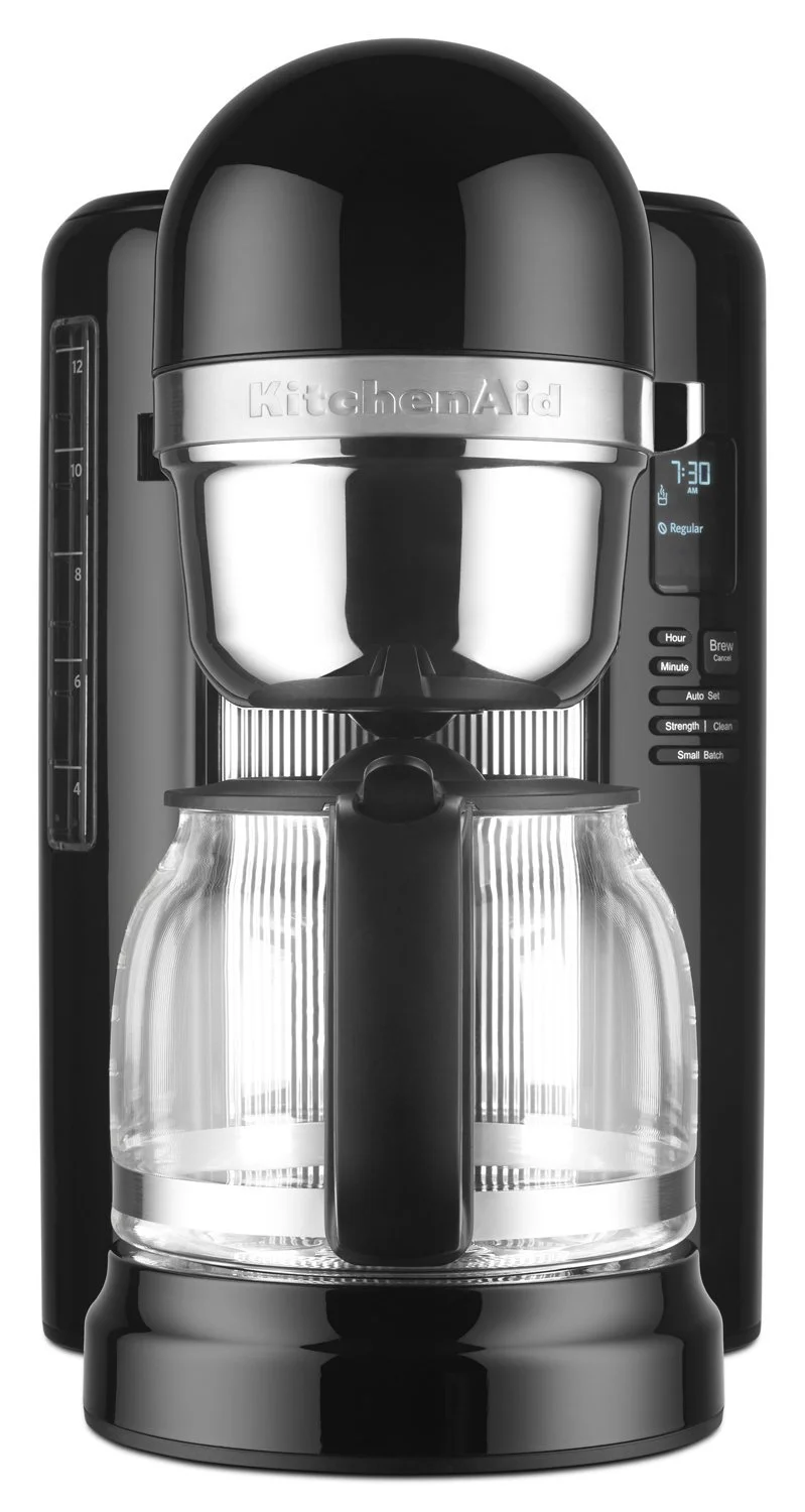 KitchenAid® 12 Cup Coffee Maker with One Touch Brewing Onyx Black (KCM1204OB) Closeout