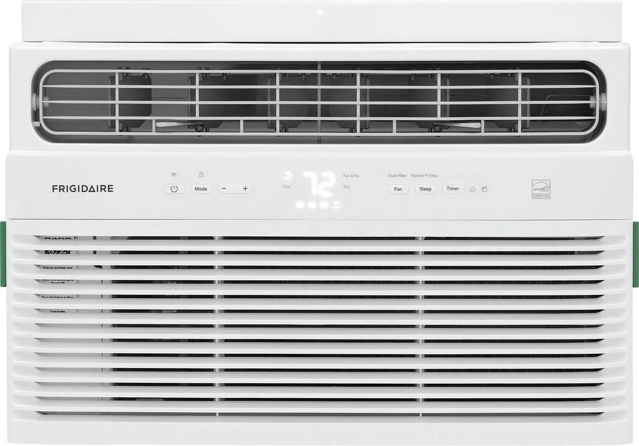Frigidaire 8,000 BTU 350 Sq ft.Smart Window Air Conditioner with Wi-Fi and Remote in White, FHWW084WD1