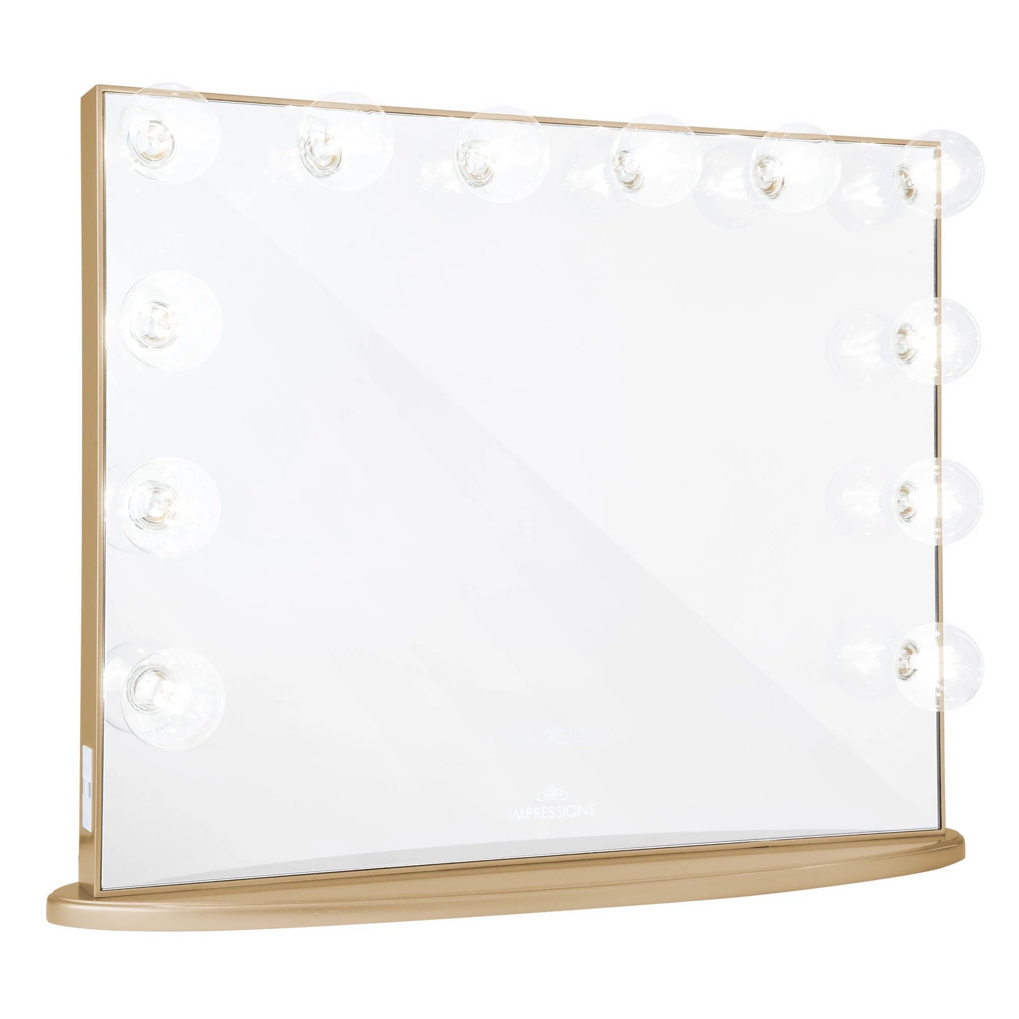 Impressions Vanity Hollywood Glow Plus Vanity Mirror with Lights and Touch Control (Champagne Gold)