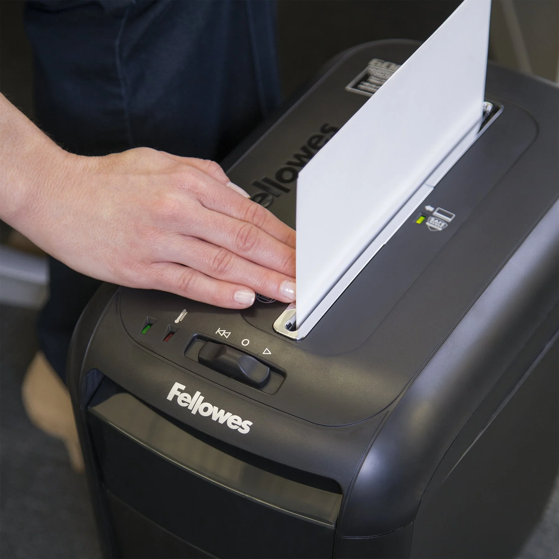Fellowes Mfg Co. 4606001 Powershred 60cs Light-Duty Cross-Cut Shredder, 10 Sheet Capacity