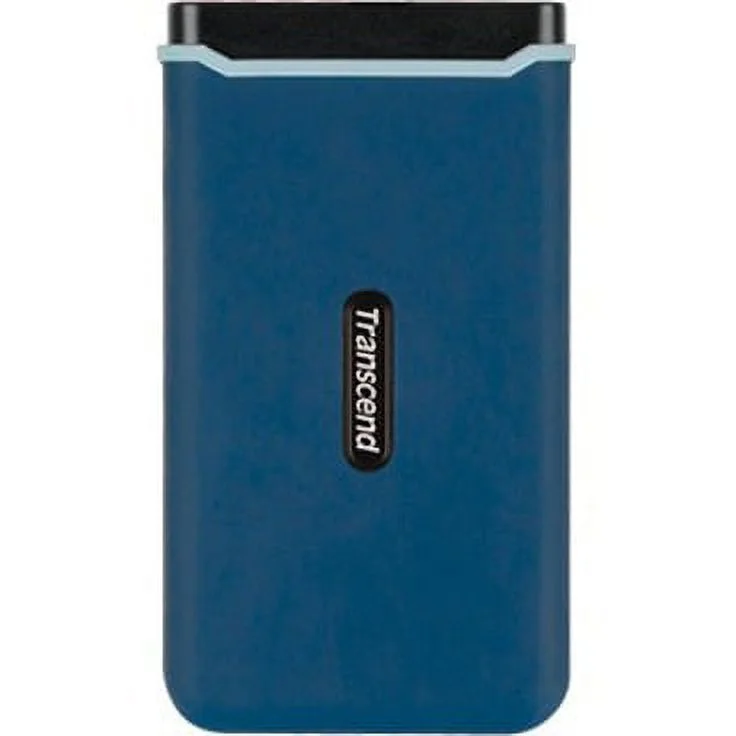 Transcend ESD370C - SSD - 1 TB - external (portable) - USB 3.2 Gen 2 (USB-C connector) - navy blue